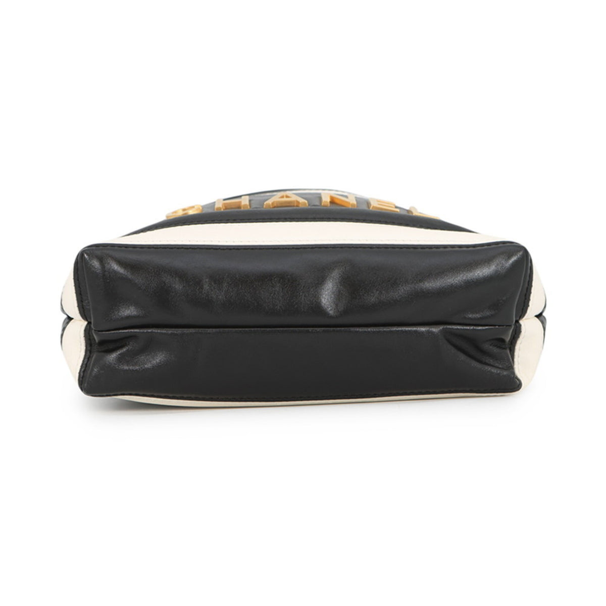 Chanel Black White Handbag Shoulder Bag (Pre-Owned)