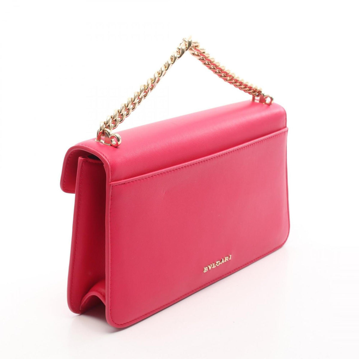 Bvlgari Pink Leather Handbag (Pre-Owned)