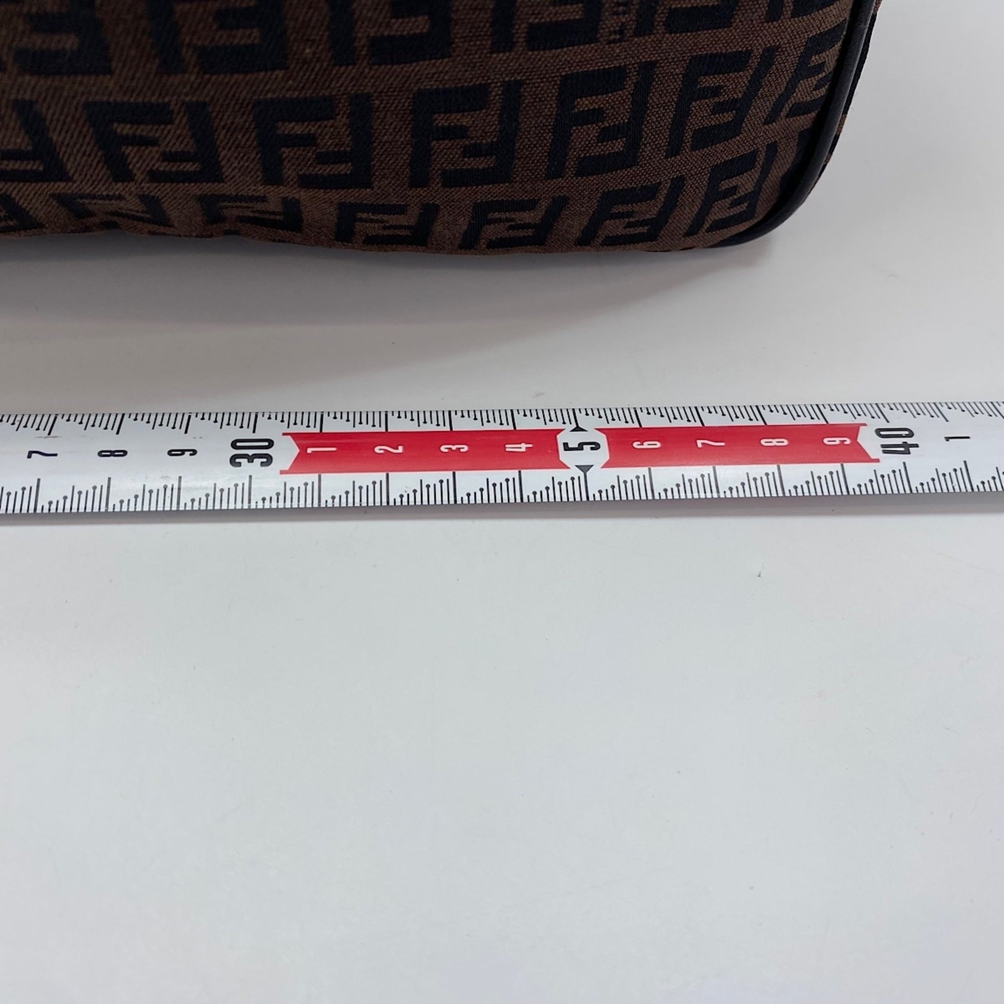 Fendi Brown Canvas Handbag (Pre-Owned)