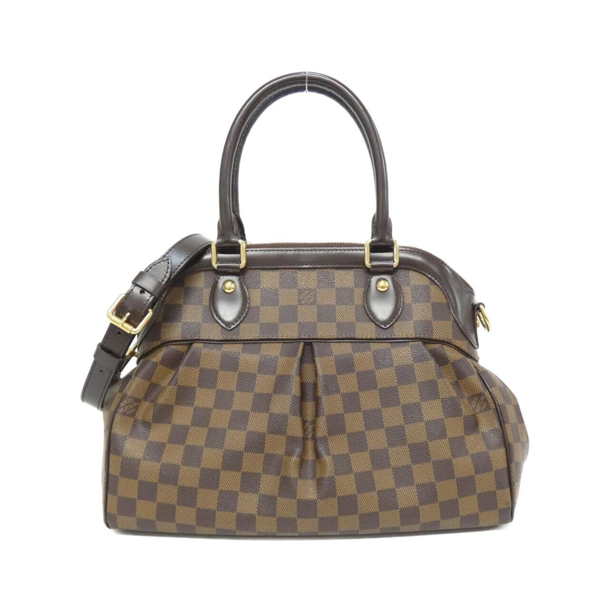 Louis Vuitton Brown Coated Canvas Handbag (Pre-Owned)