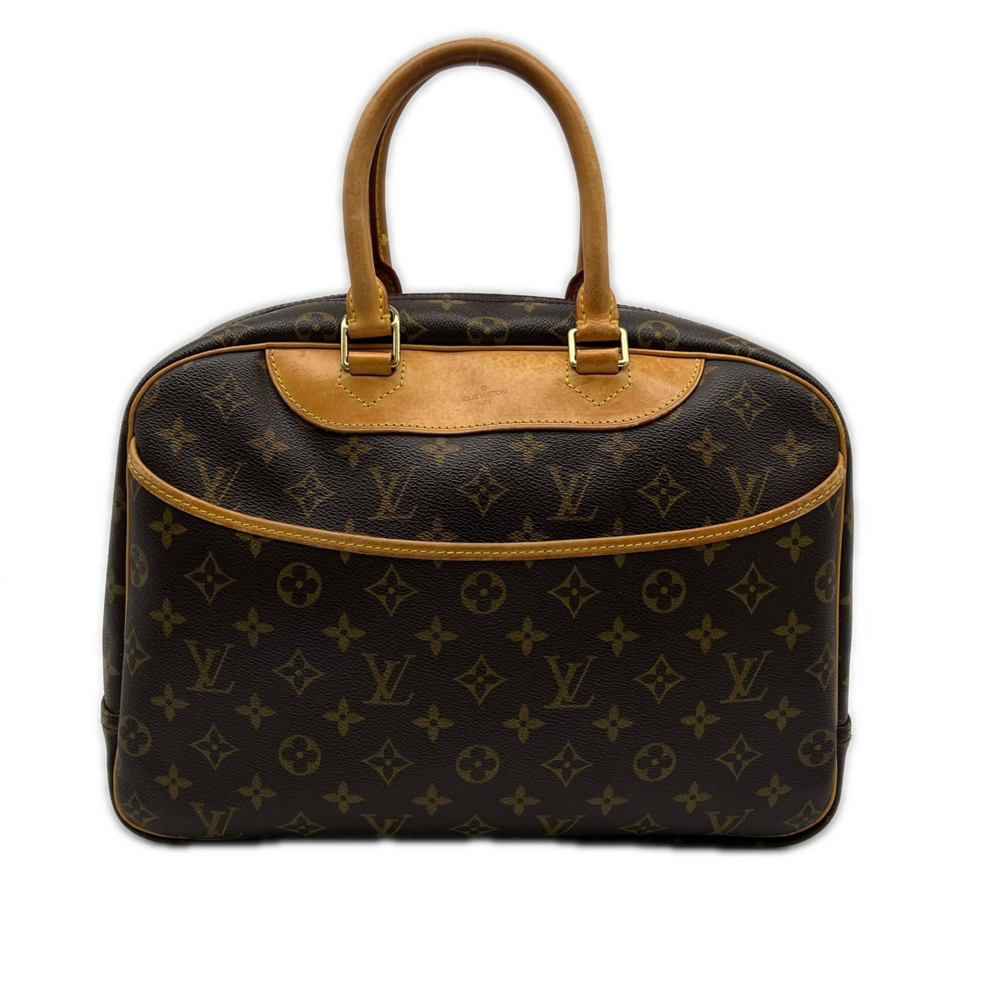 Louis Vuitton Monogram Beige Brown Monogram Handbag (Pre-Owned)