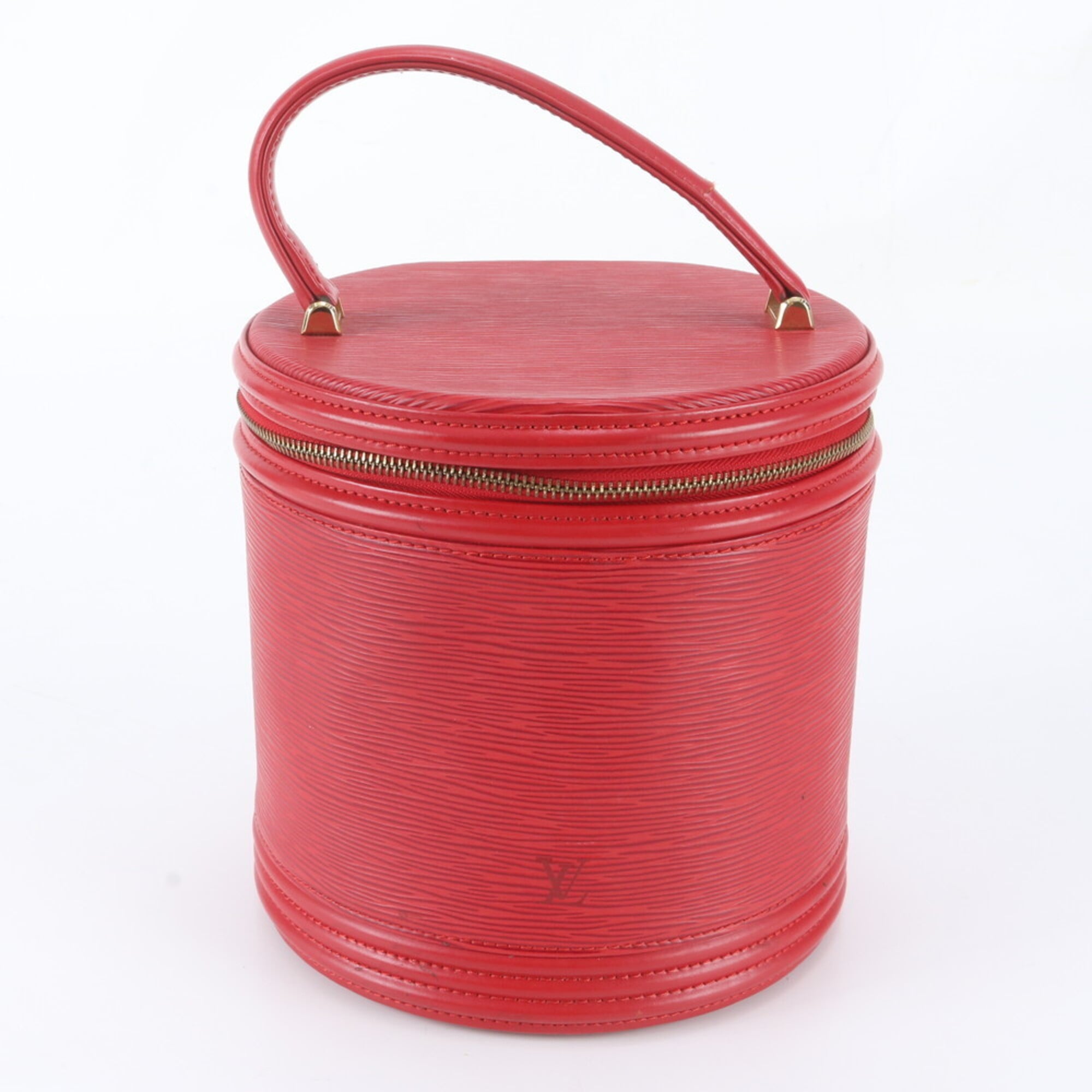 Louis Vuitton Castilian Red Leather Handbag Tote Bag (Pre-Owned)