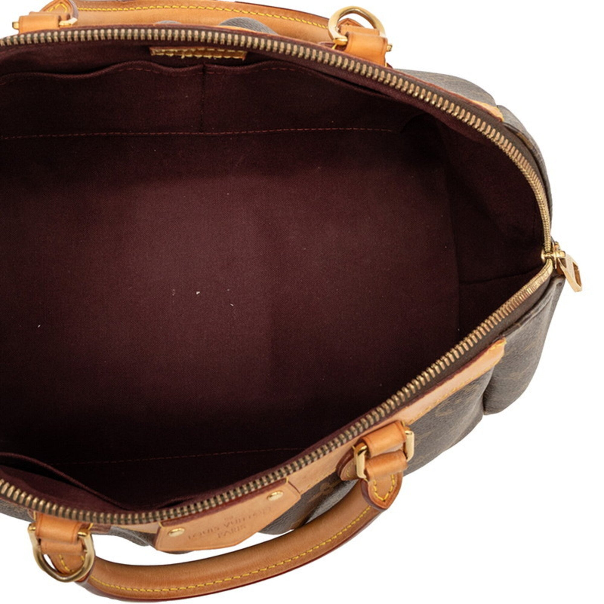 Louis Vuitton Brown Pvc Leather Handbag Shoulder Bag (Pre-Owned)