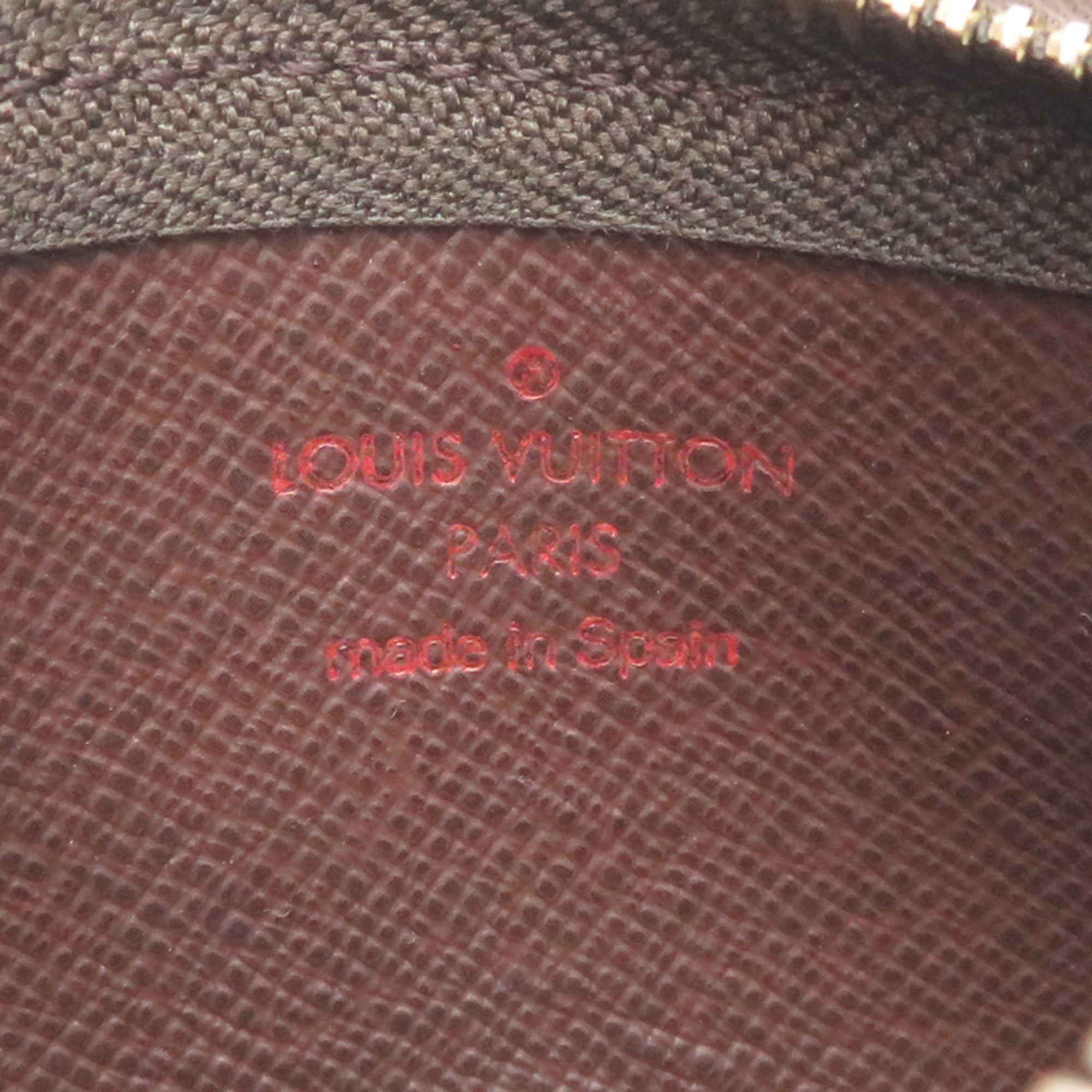 Louis Vuitton Brown Damier Canvas Coin Purse/Coin Case (Pre-Owned)