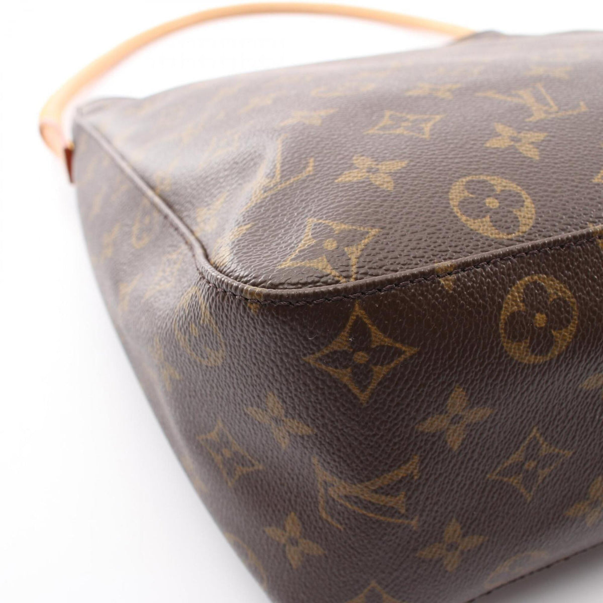 Louis Vuitton Brown Pvc Leather Handbag Shoulder Bag (Pre-Owned)