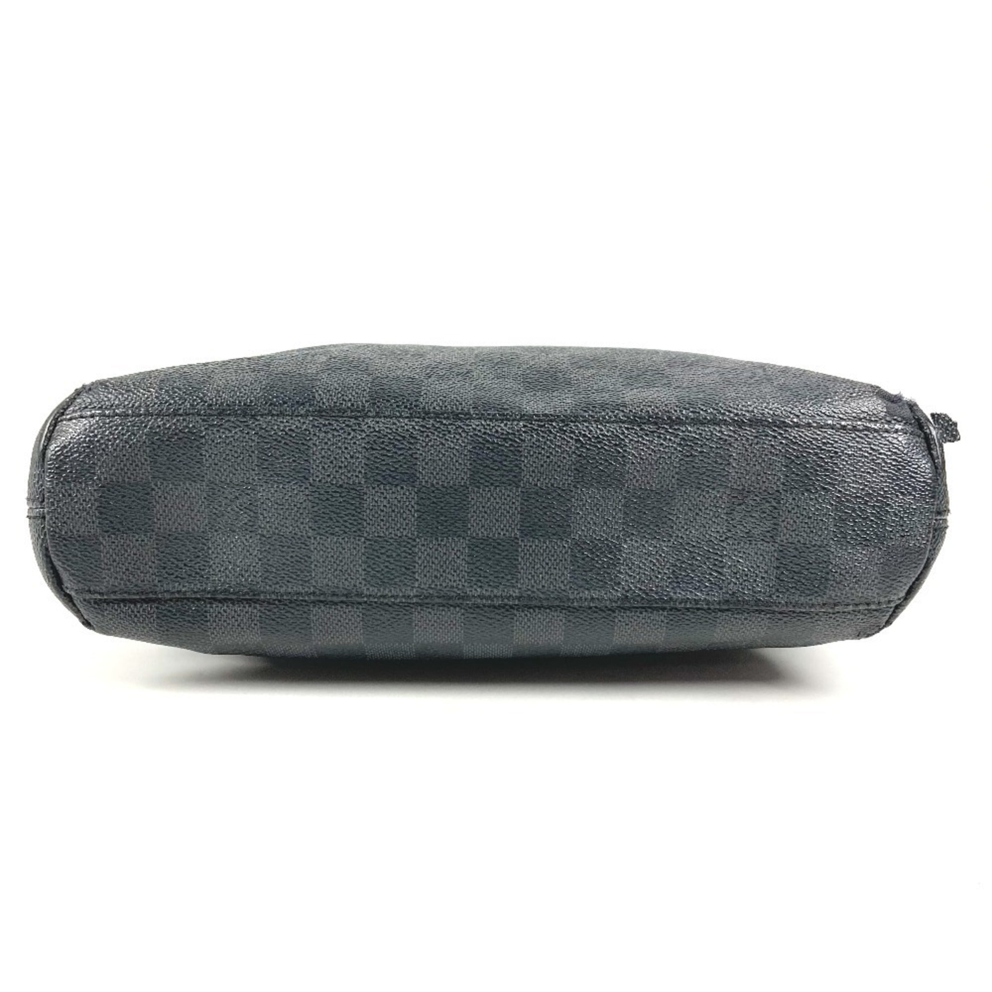 Louis Vuitton Black Damier Graphite Shoulder Bag (Pre-Owned)