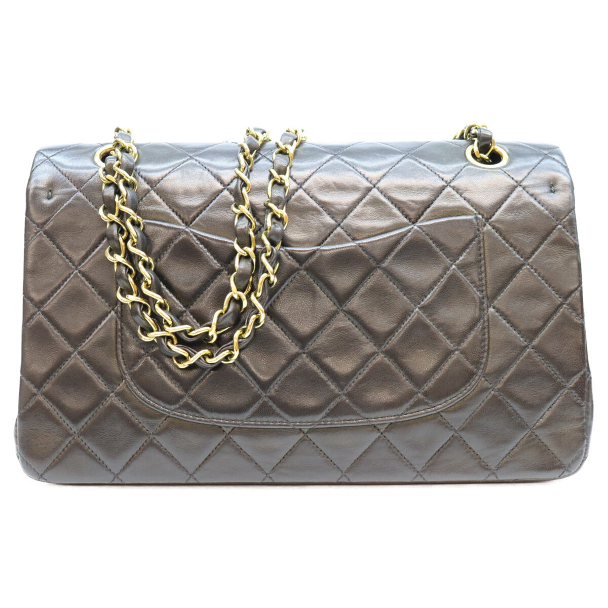 Chanel Black Leather Shoulder Bag (Pre-Owned)