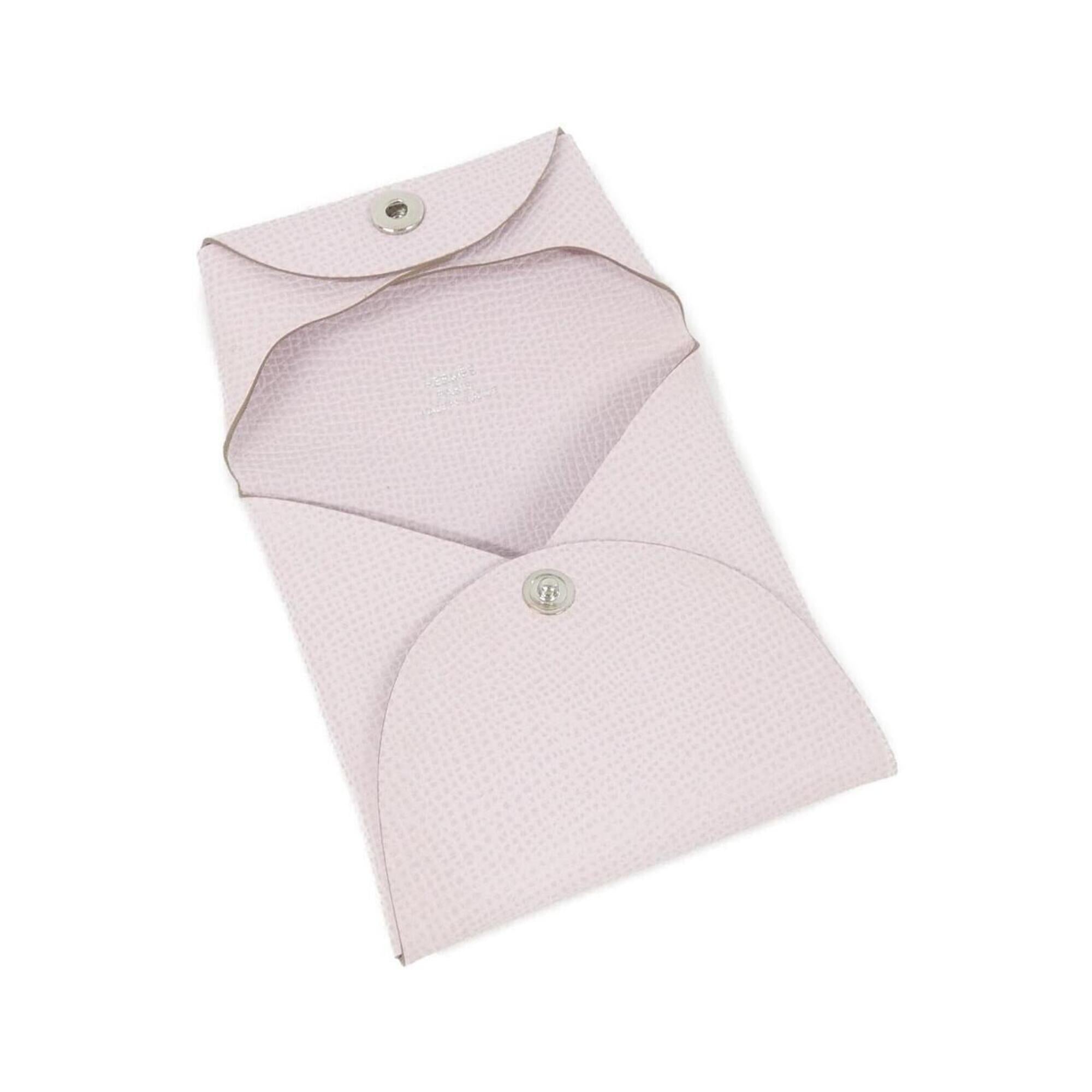Hermes Light Pink Epsom Leather Coin Purse/Coin Case (Pre-Owned)