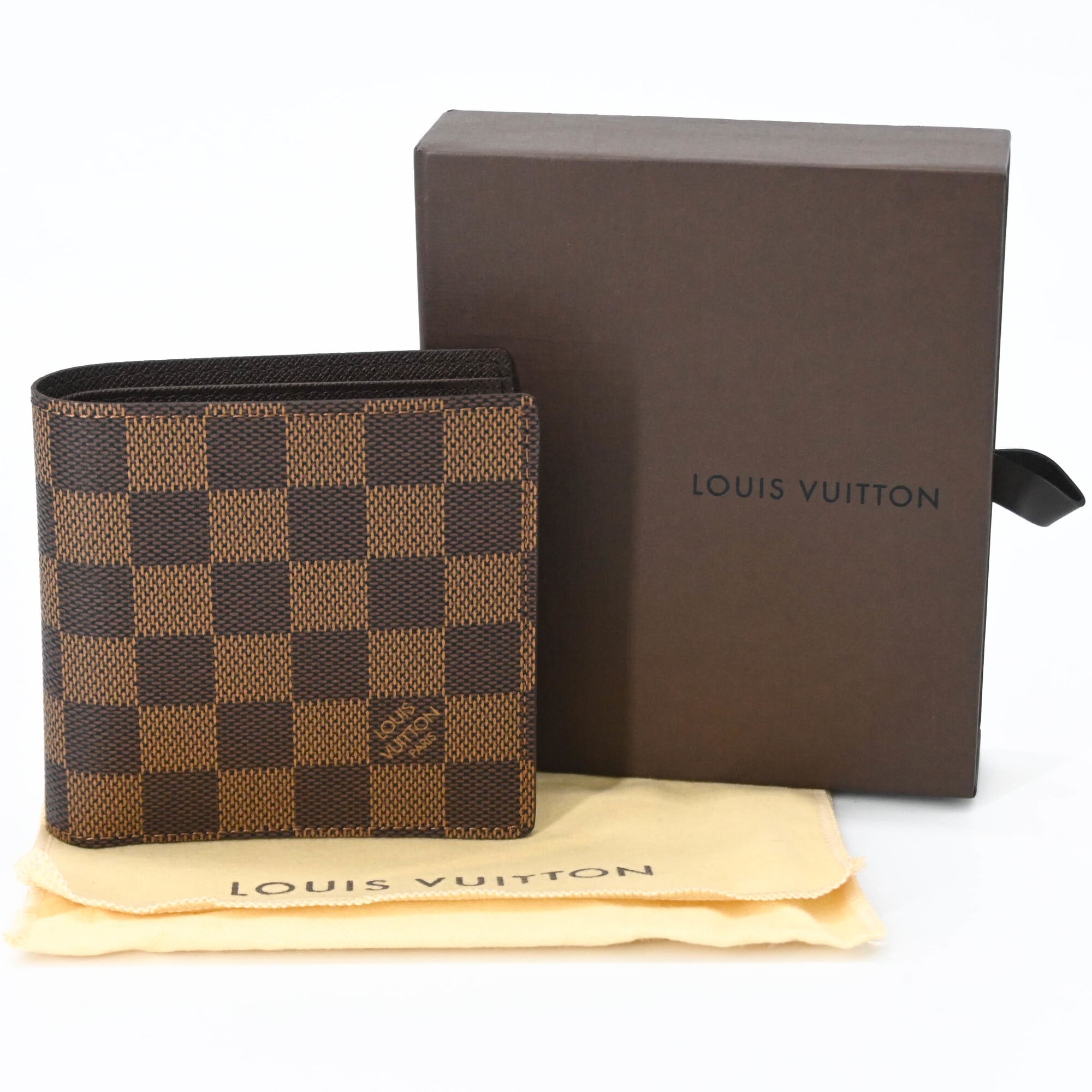 Louis Vuitton Brown Damier Graphite Wallet (Bi-Fold) (Pre-Owned)