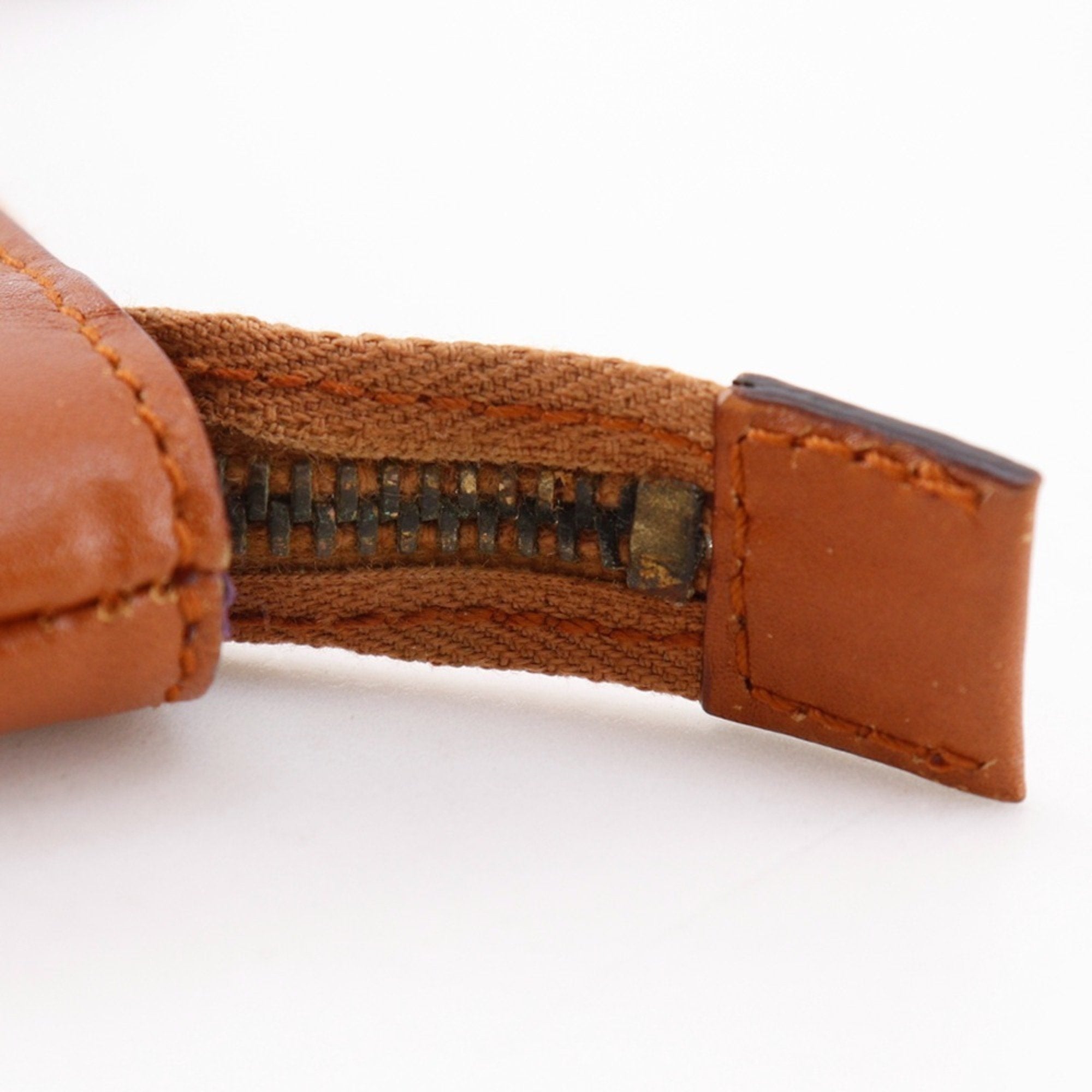 Gucci Brown Leather Pouch (Pre-Owned)