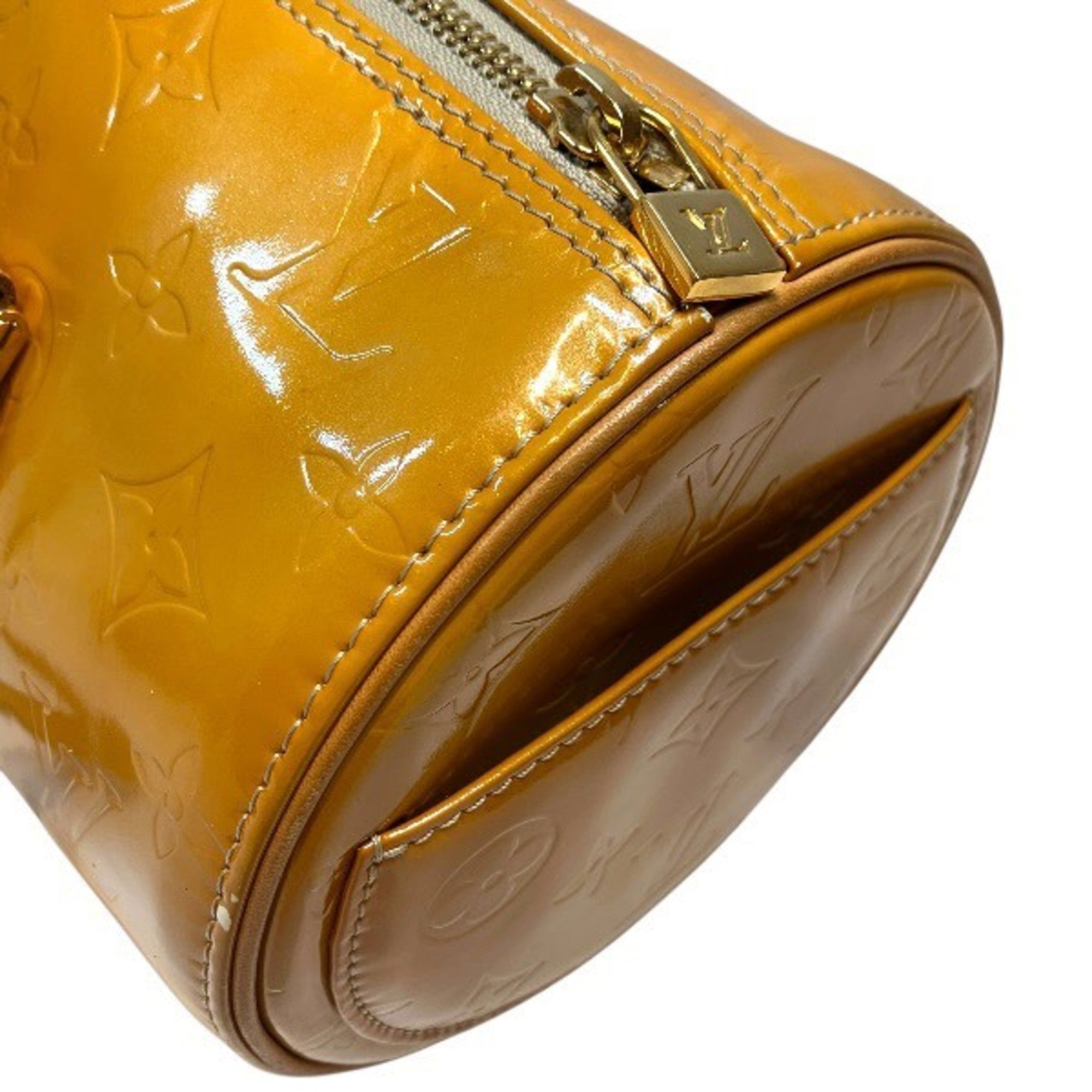 Louis Vuitton Beige Vernis Handbag (Pre-Owned)