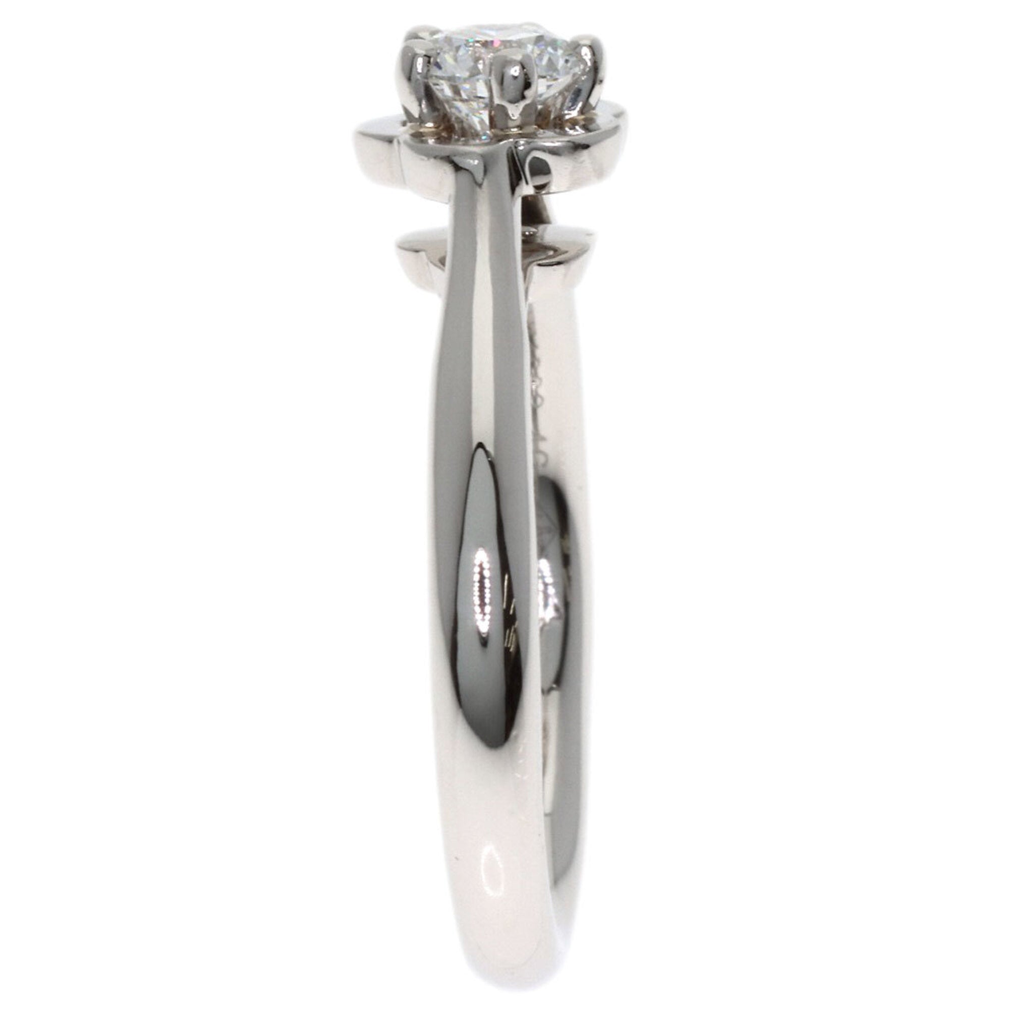 Chanel Platinum 950 Band Ring (Pre-Owned)