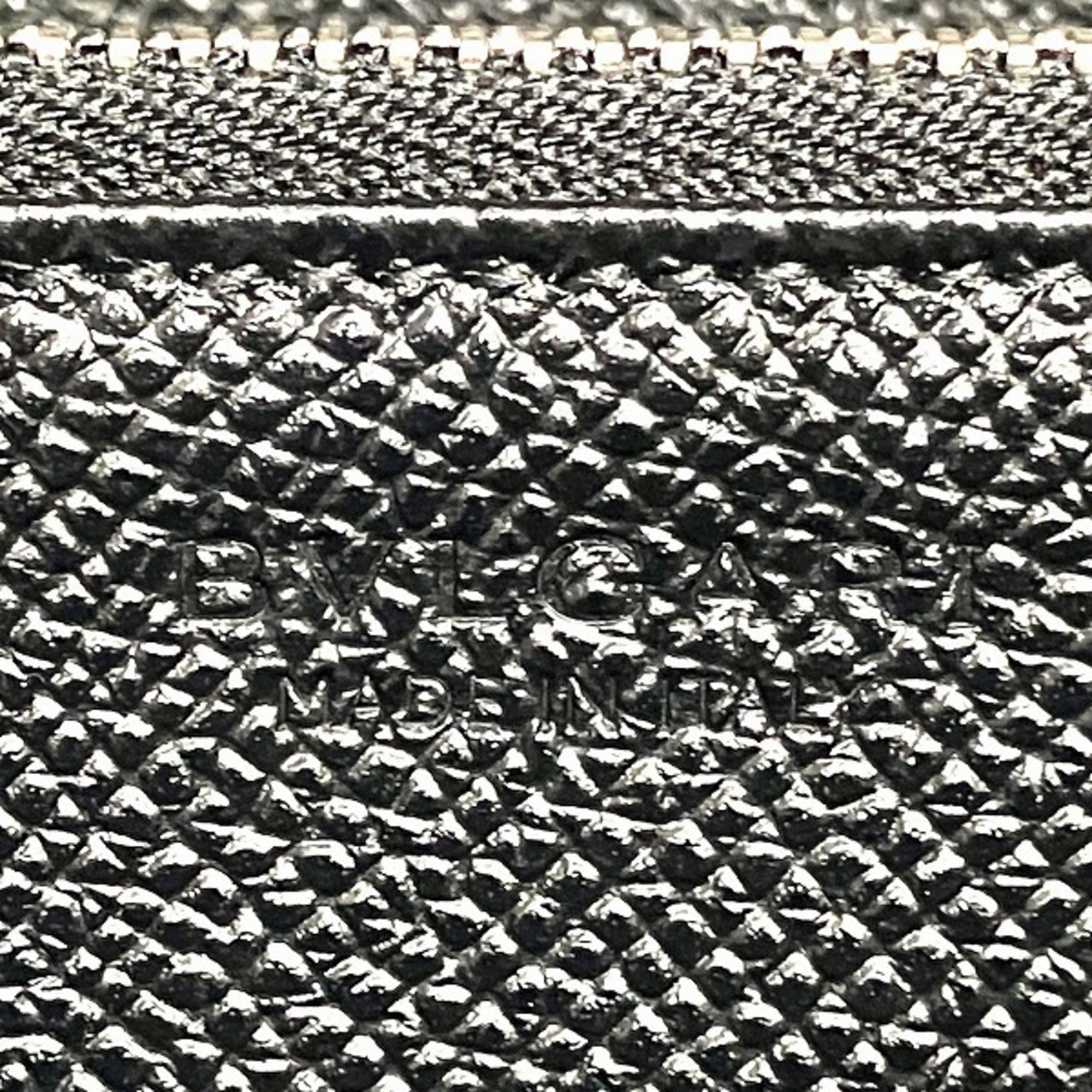 Bvlgari Black Leather Coin Purse/Coin Case (Pre-Owned)