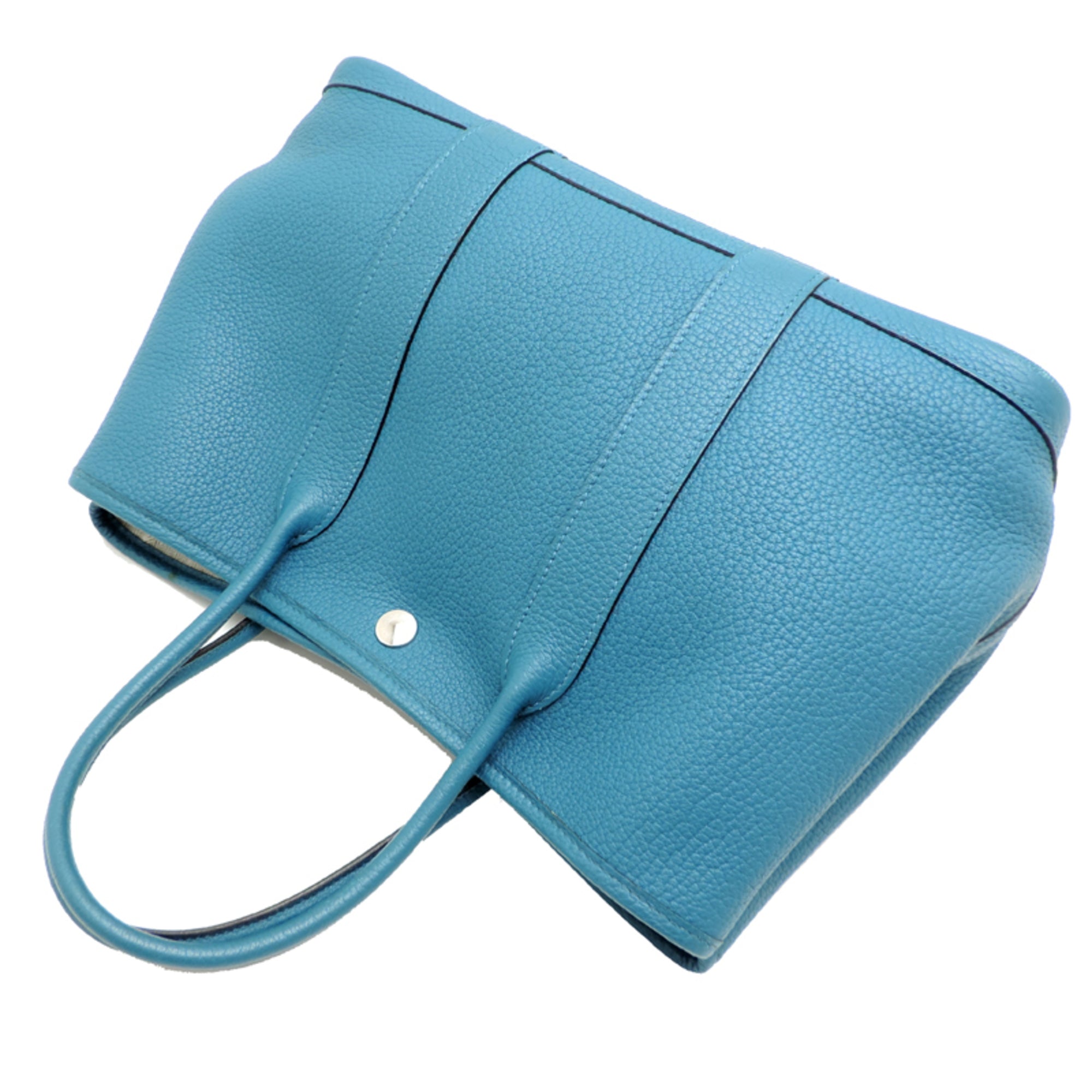 Hermes Cobalt Light Blue Negonda Leather Tote Bag (Pre-Owned)