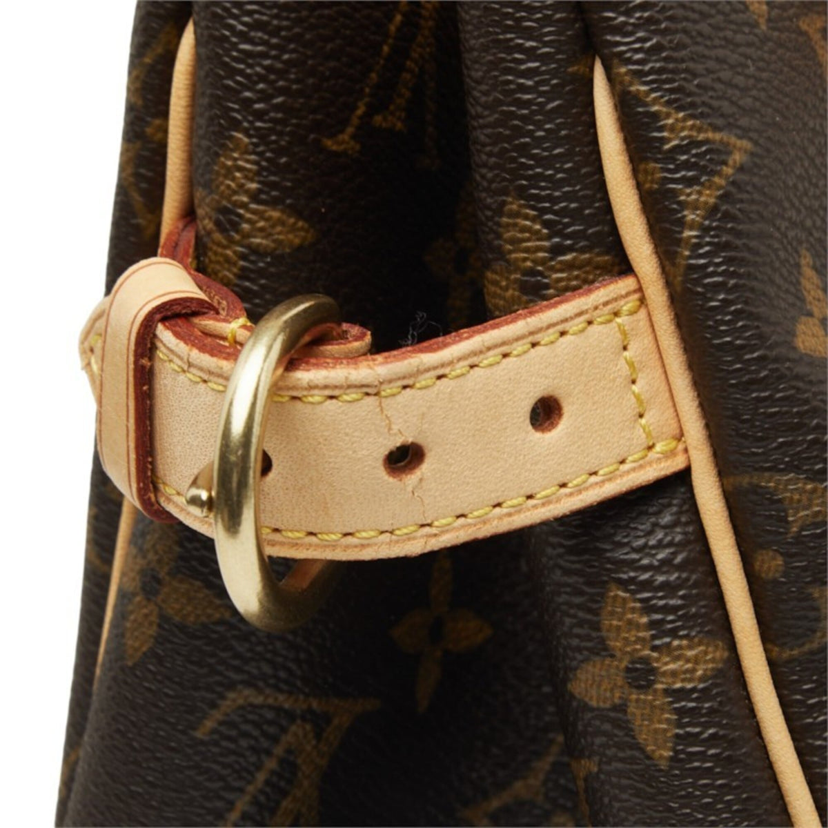 Louis Vuitton Brown Pvc Leather Handbag (Pre-Owned)