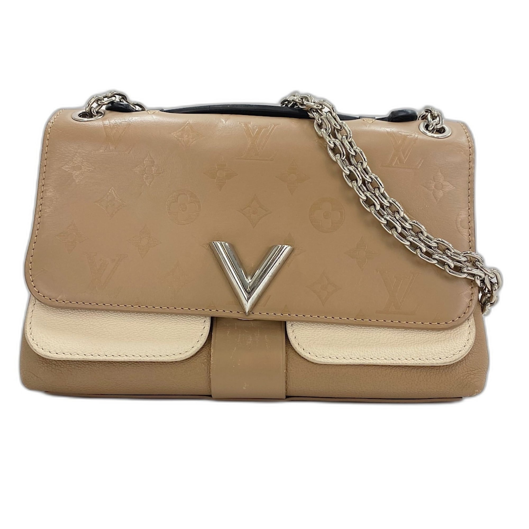 Louis Vuitton Beige Shoulder Bag (Pre-Owned)