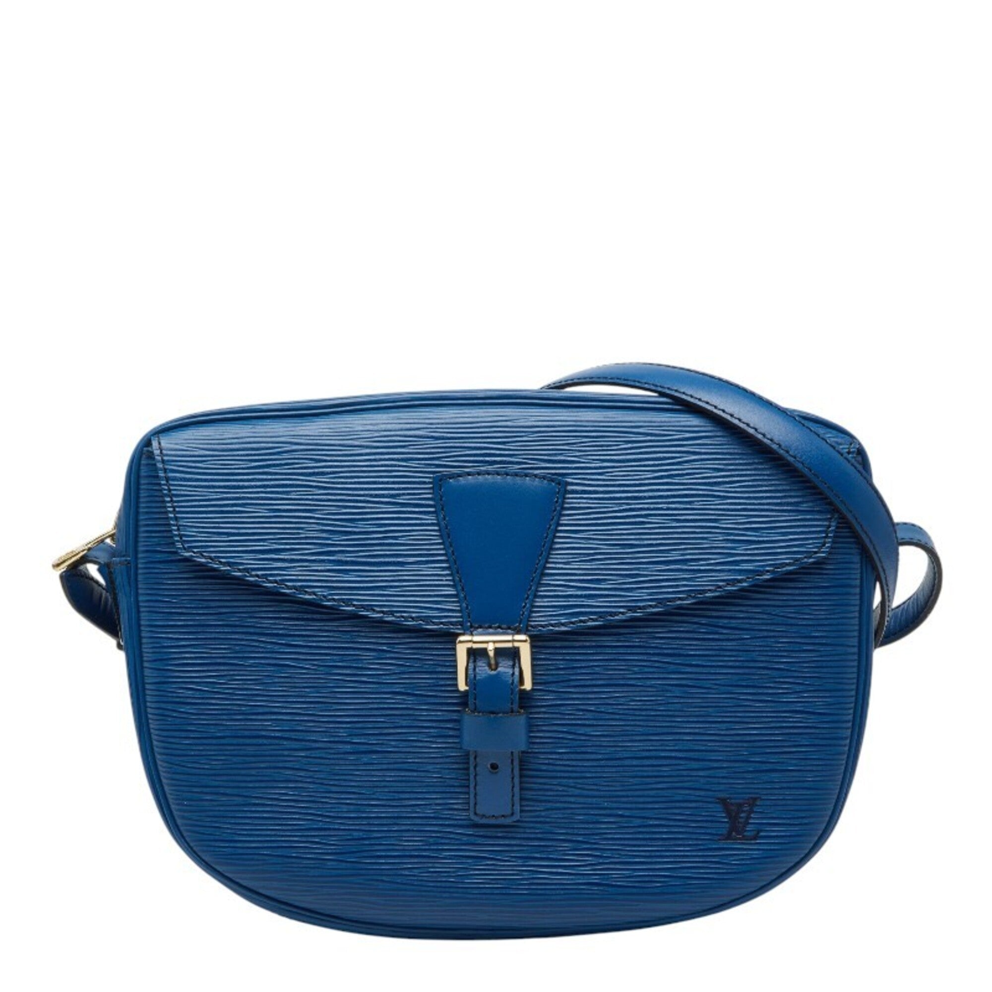 Louis Vuitton Epi Toledo Blue Leather Shoulder Bag (Pre-Owned)