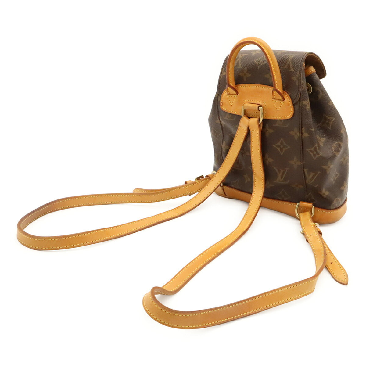 Louis Vuitton Brown Monogram Monogram Backpack Shoulder Bag (Pre-Owned)