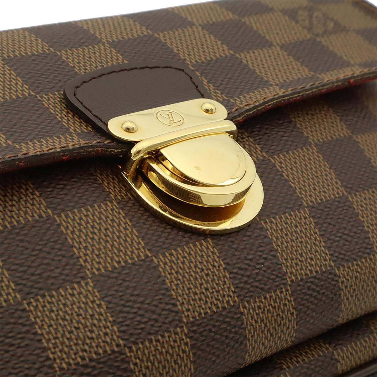 Louis Vuitton Brown Damier Canvas Pvc Shoulder Bag (Pre-Owned)