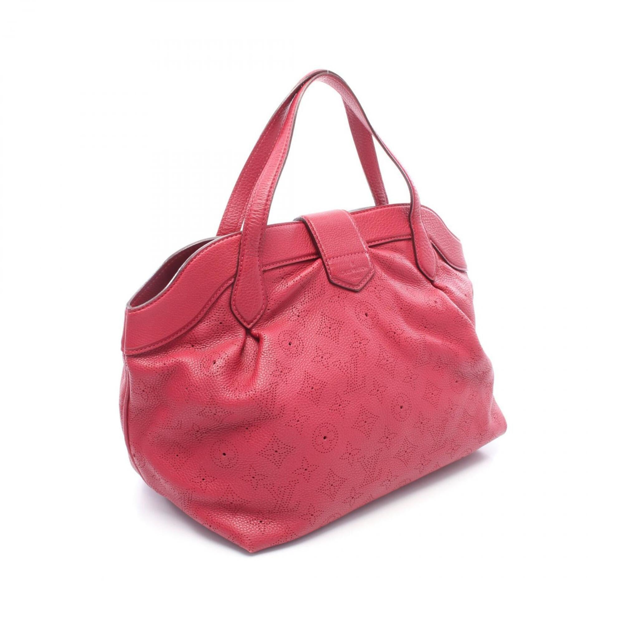 Louis Vuitton Pink Mahina Leather Handbag (Pre-Owned)