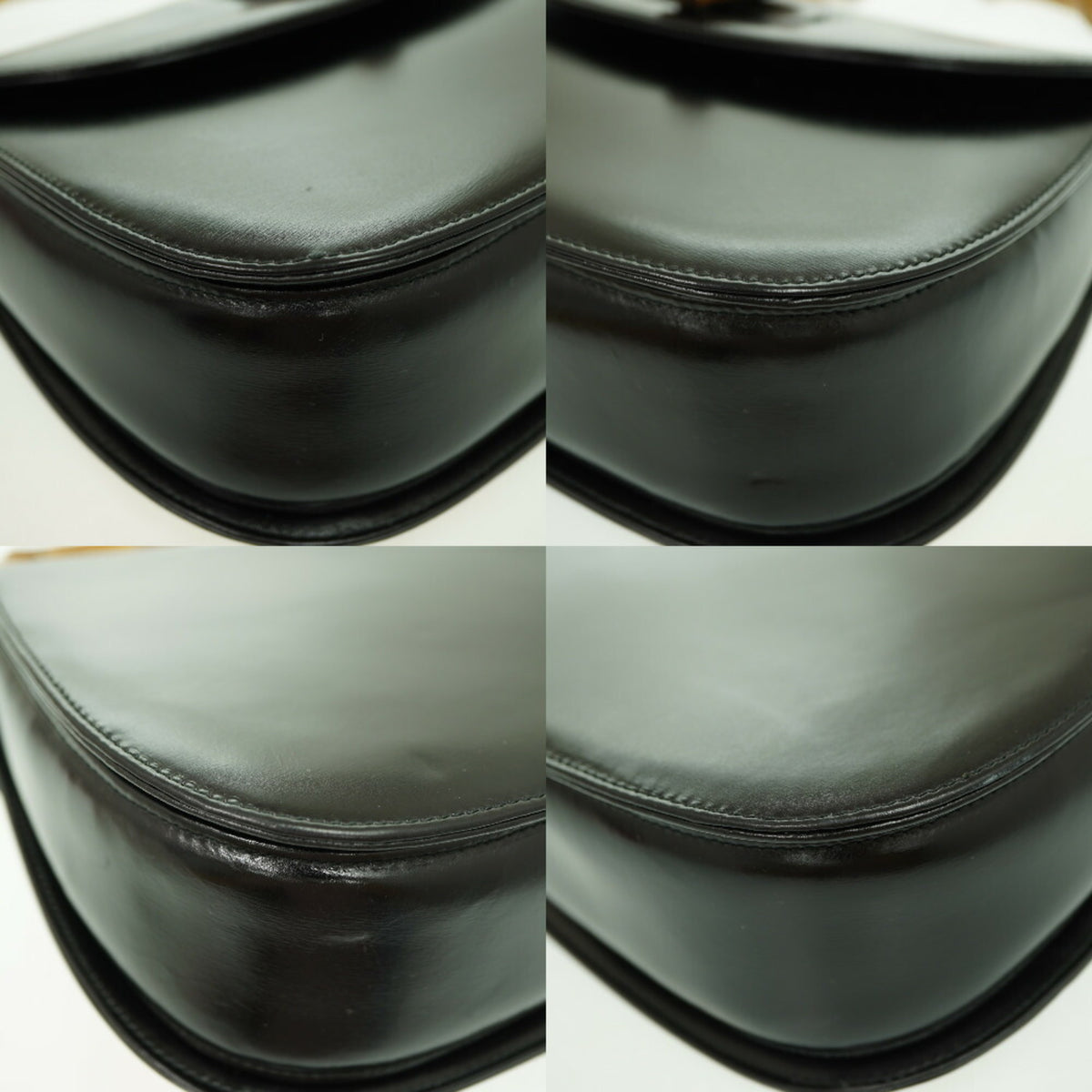 Gucci Black Leather Handbag (Pre-Owned)