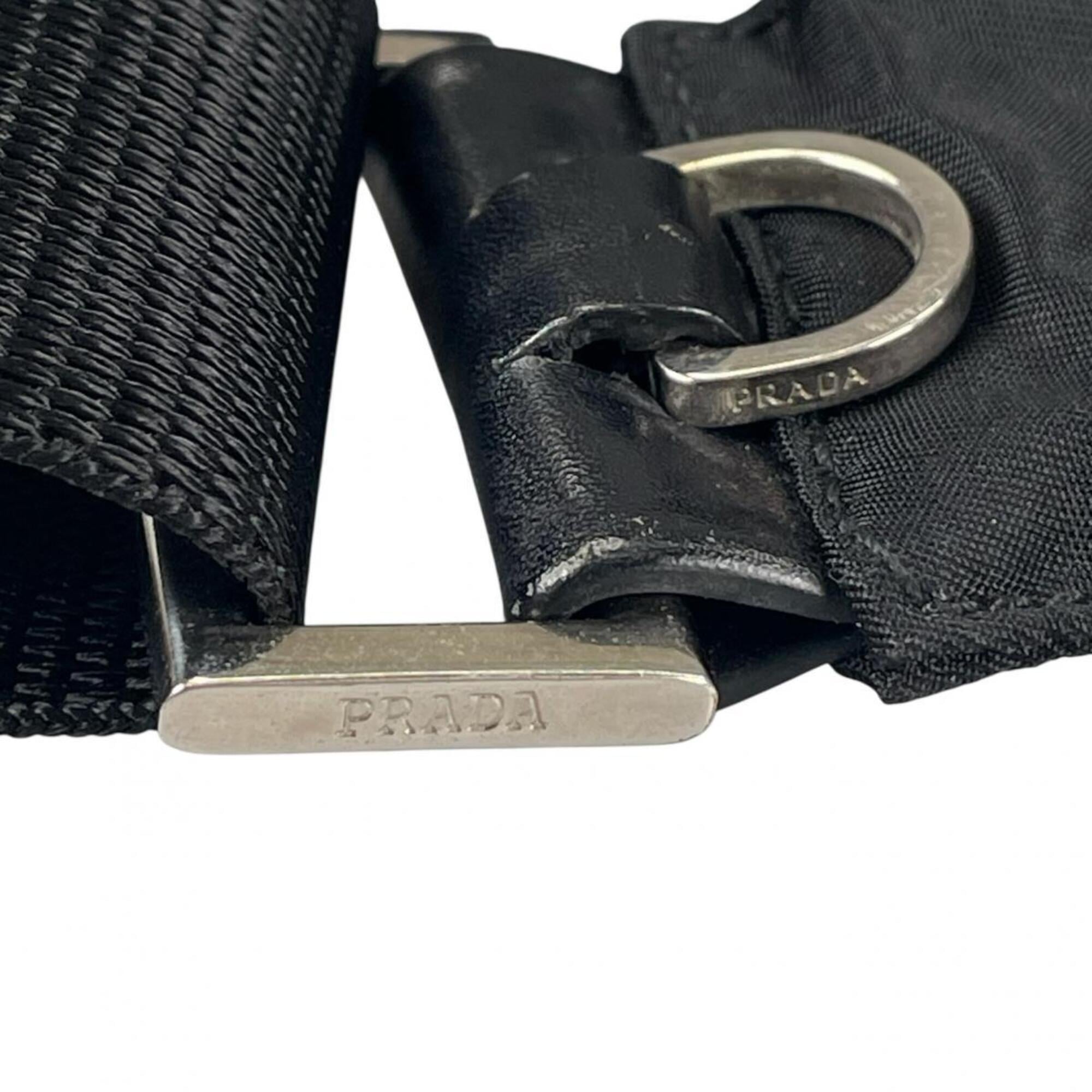 Prada Black Nylon Shoulder Bag (Pre-Owned)