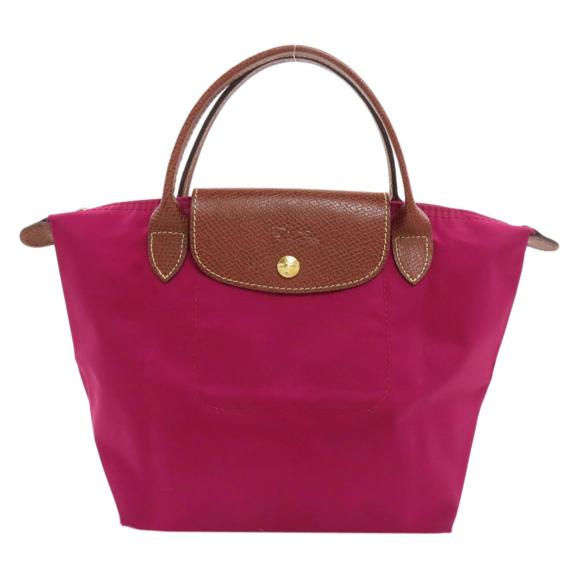 Longchamp Purple Nylon Handbag (Pre-Owned)