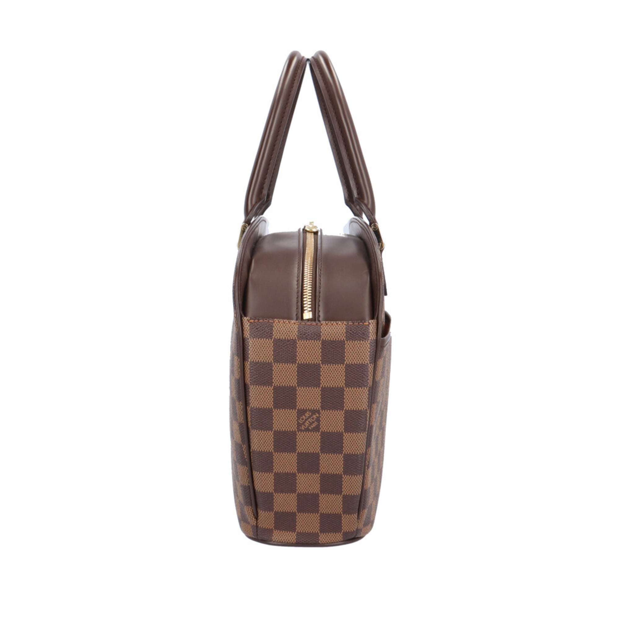 Louis Vuitton Damier Ambre Brown Damier Canvas Handbag (Pre-Owned)