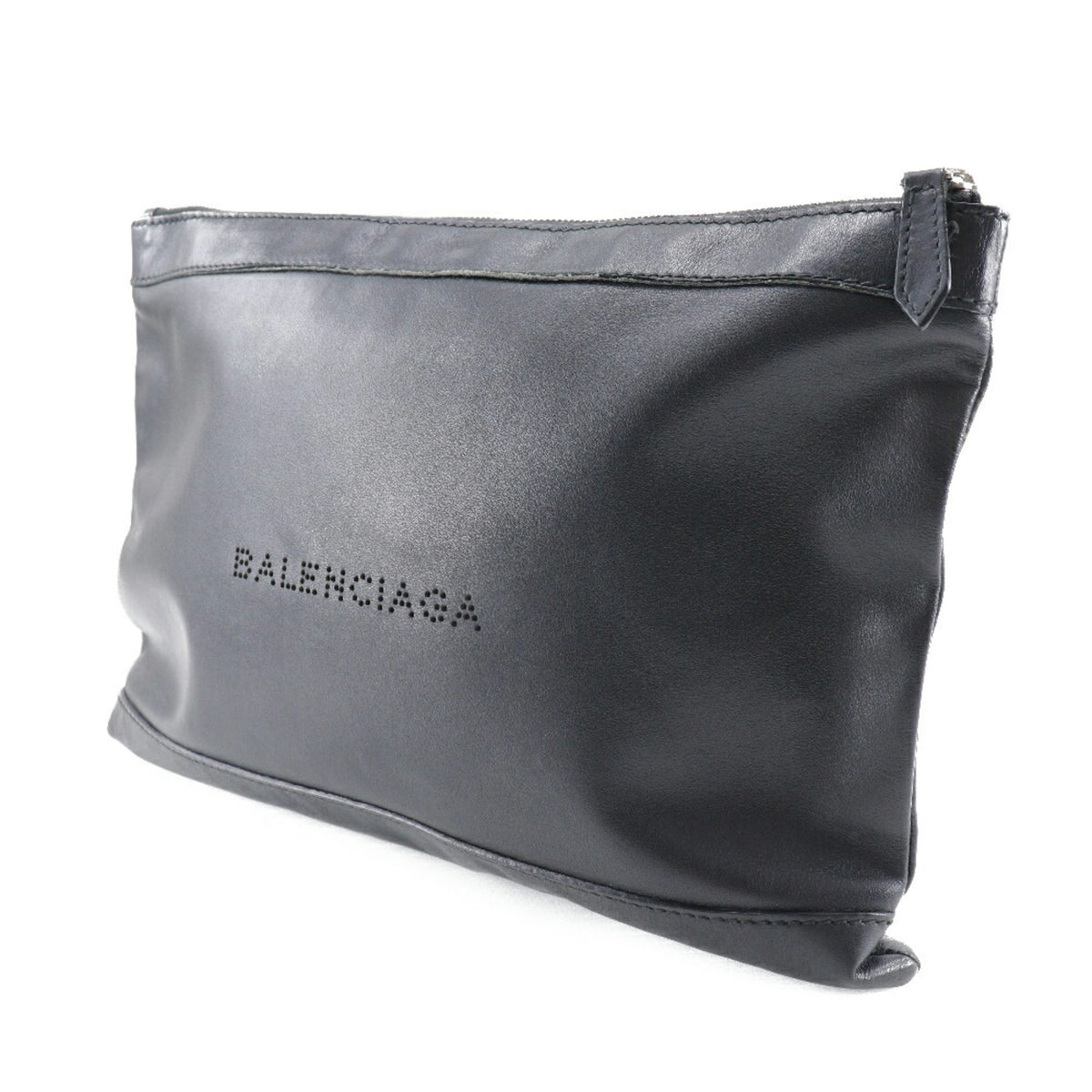 Balenciaga Black Suede Clutch Bag (Pre-Owned)