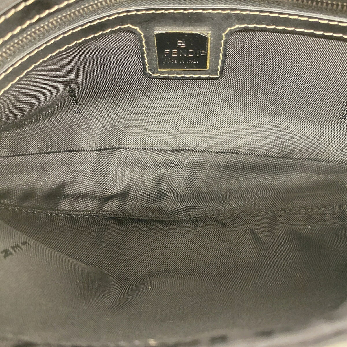 Fendi Black Nylon Canvas Handbag (Pre-Owned)