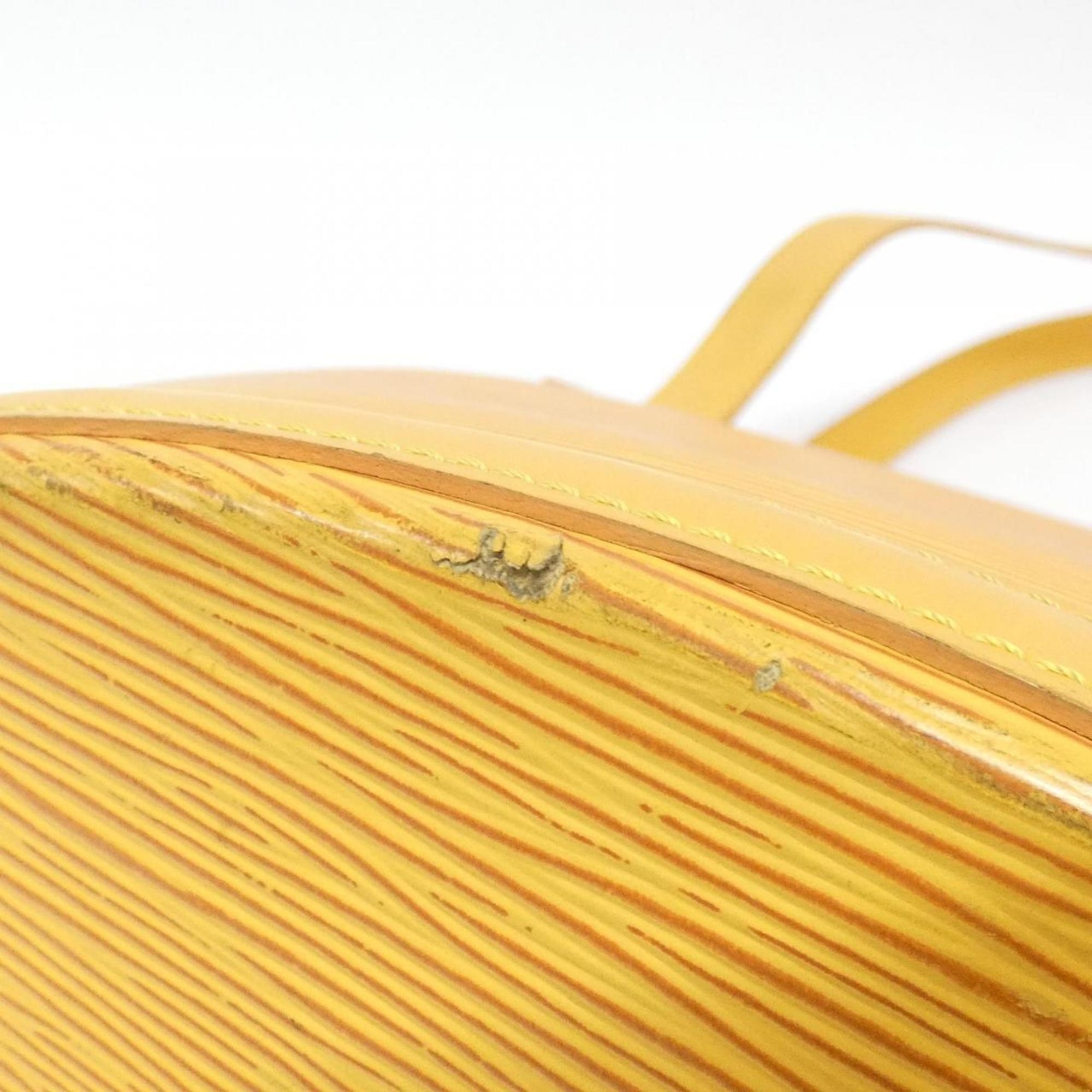 Louis Vuitton Yellow Leather Shoulder Bag (Pre-Owned)