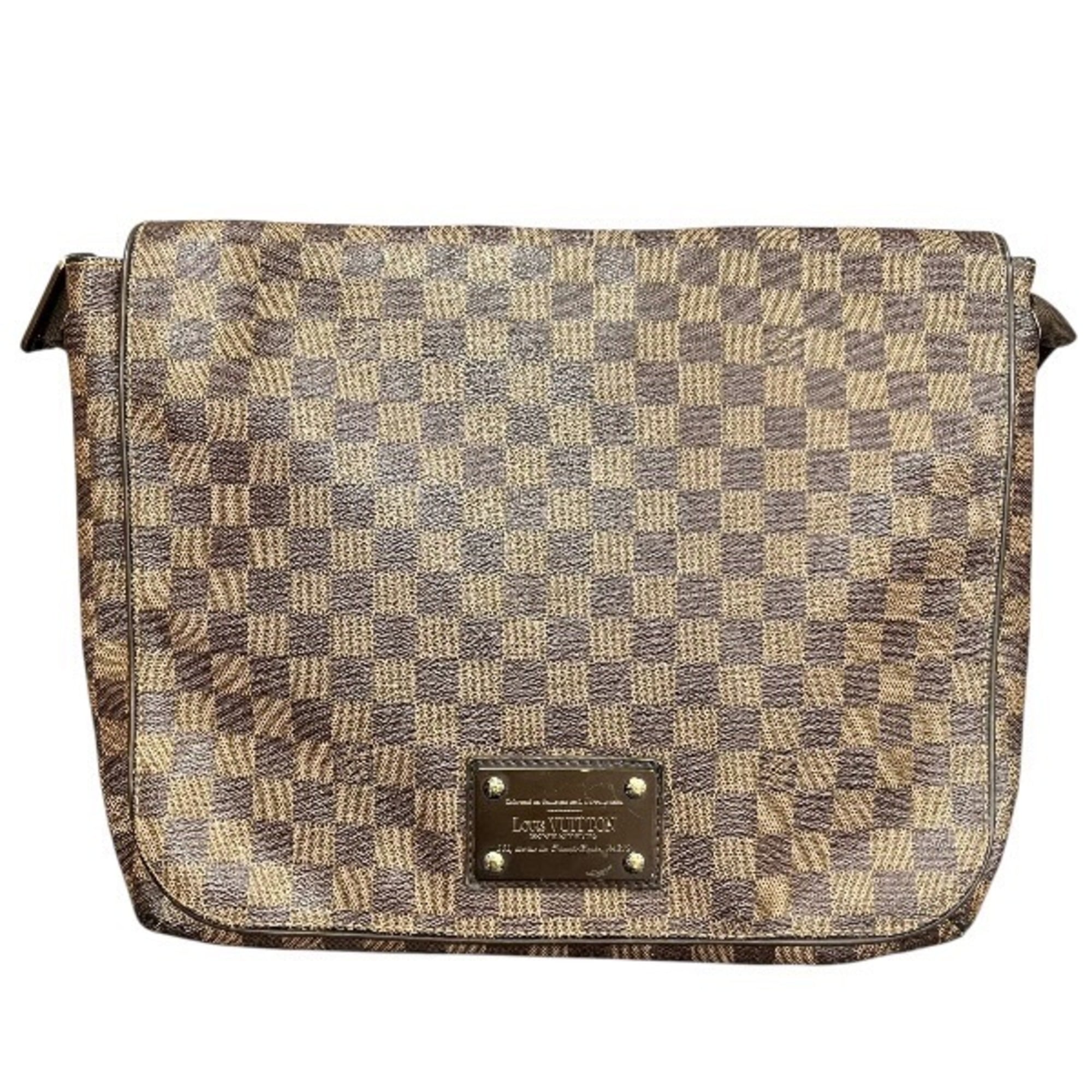 Louis Vuitton Brown Handbag Shoulder Bag (Pre-Owned)