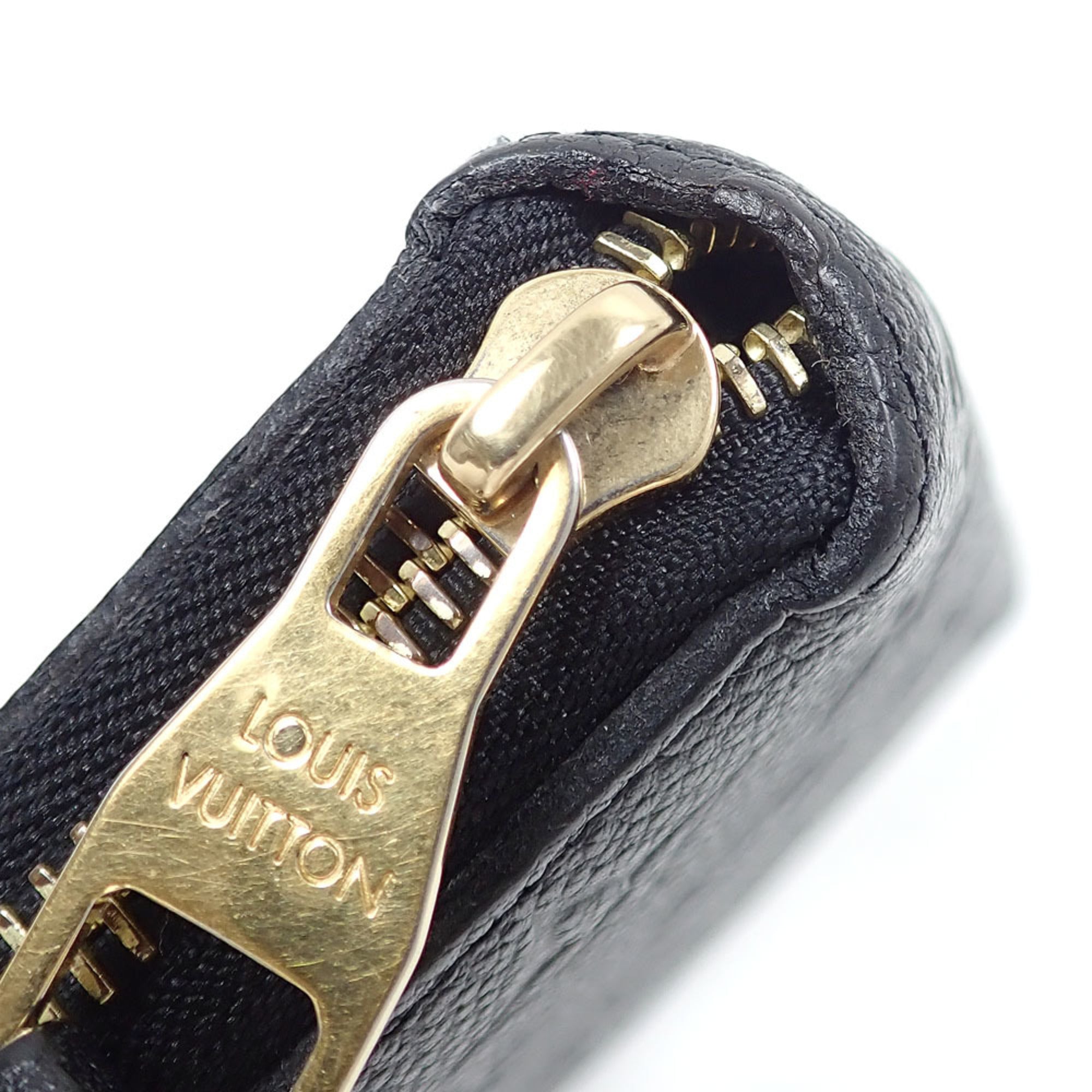 Louis Vuitton Black Noir Monogram Empreinte Long Wallet (Bi-Fold) (Pre-Owned)