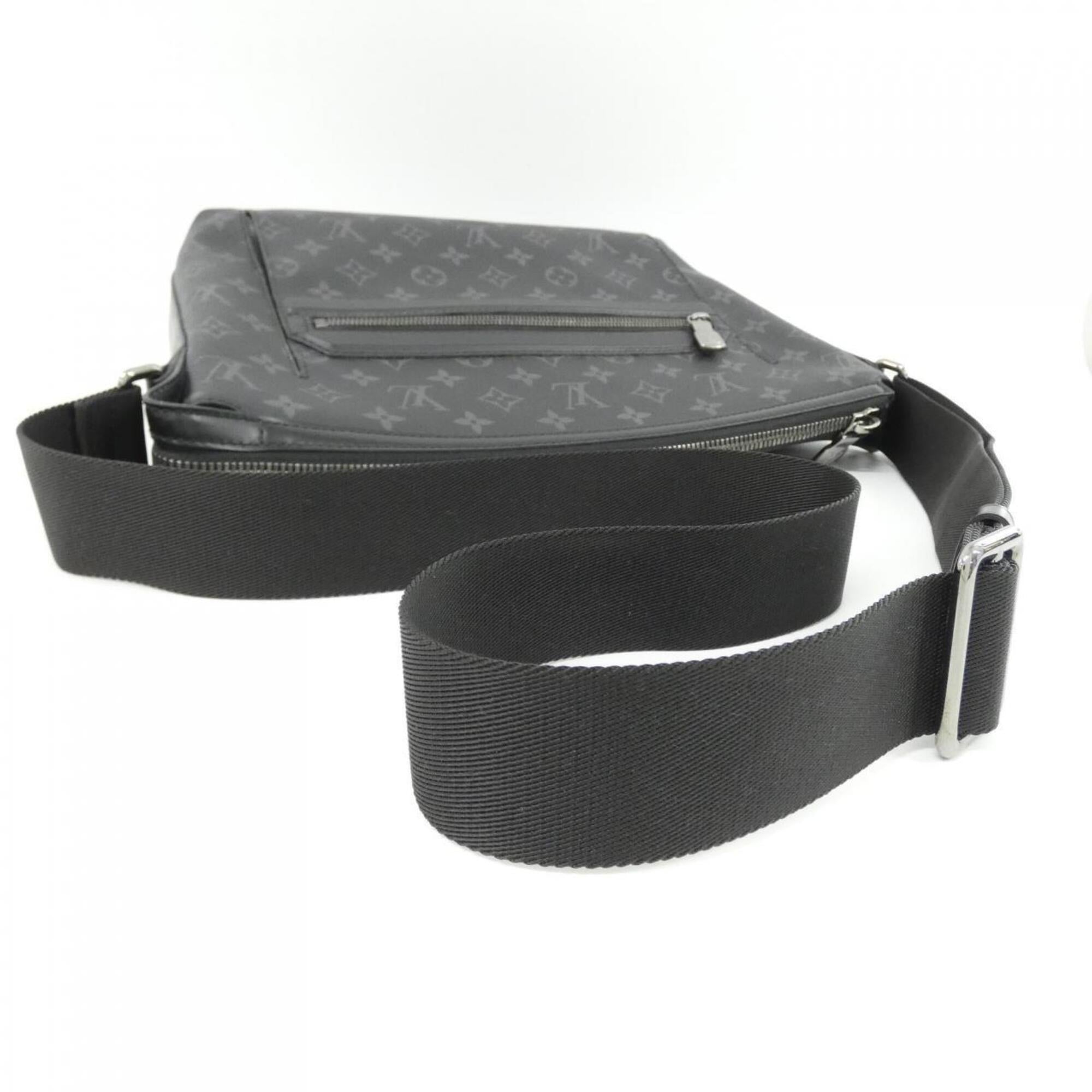 Louis Vuitton Black Coated Canvas Shoulder Bag (Pre-Owned)