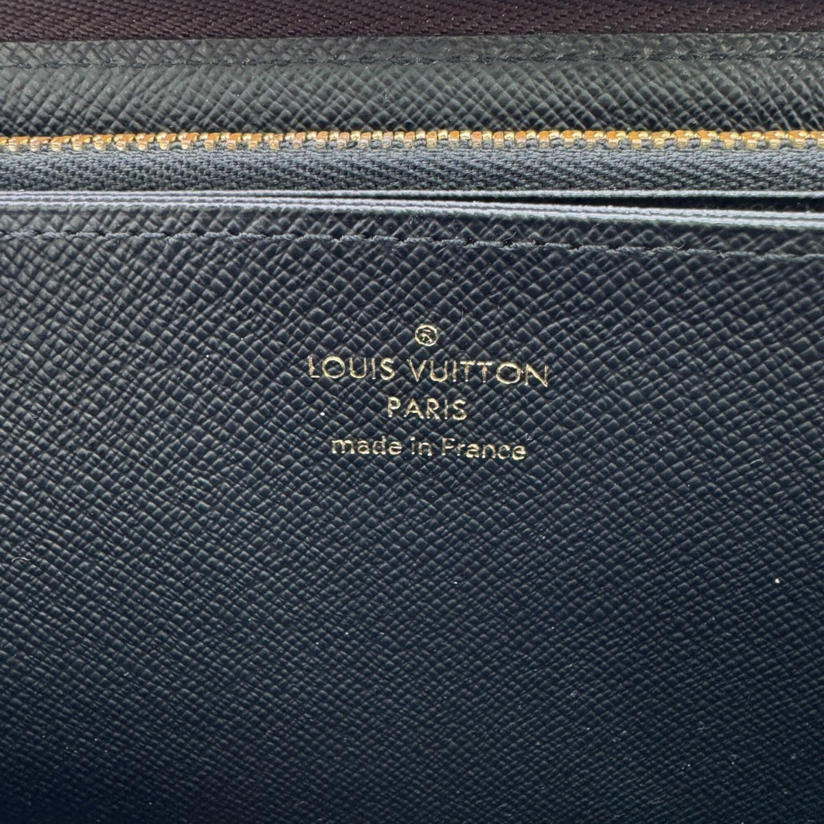 Louis Vuitton Brown Leather Long Wallet (Bi-Fold) (Pre-Owned)