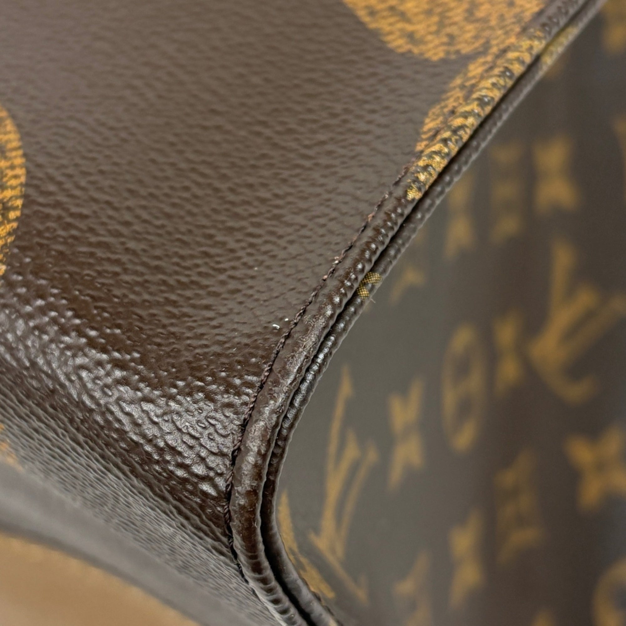 Louis Vuitton Brown Monogram Reverse Tote Bag (Pre-Owned)