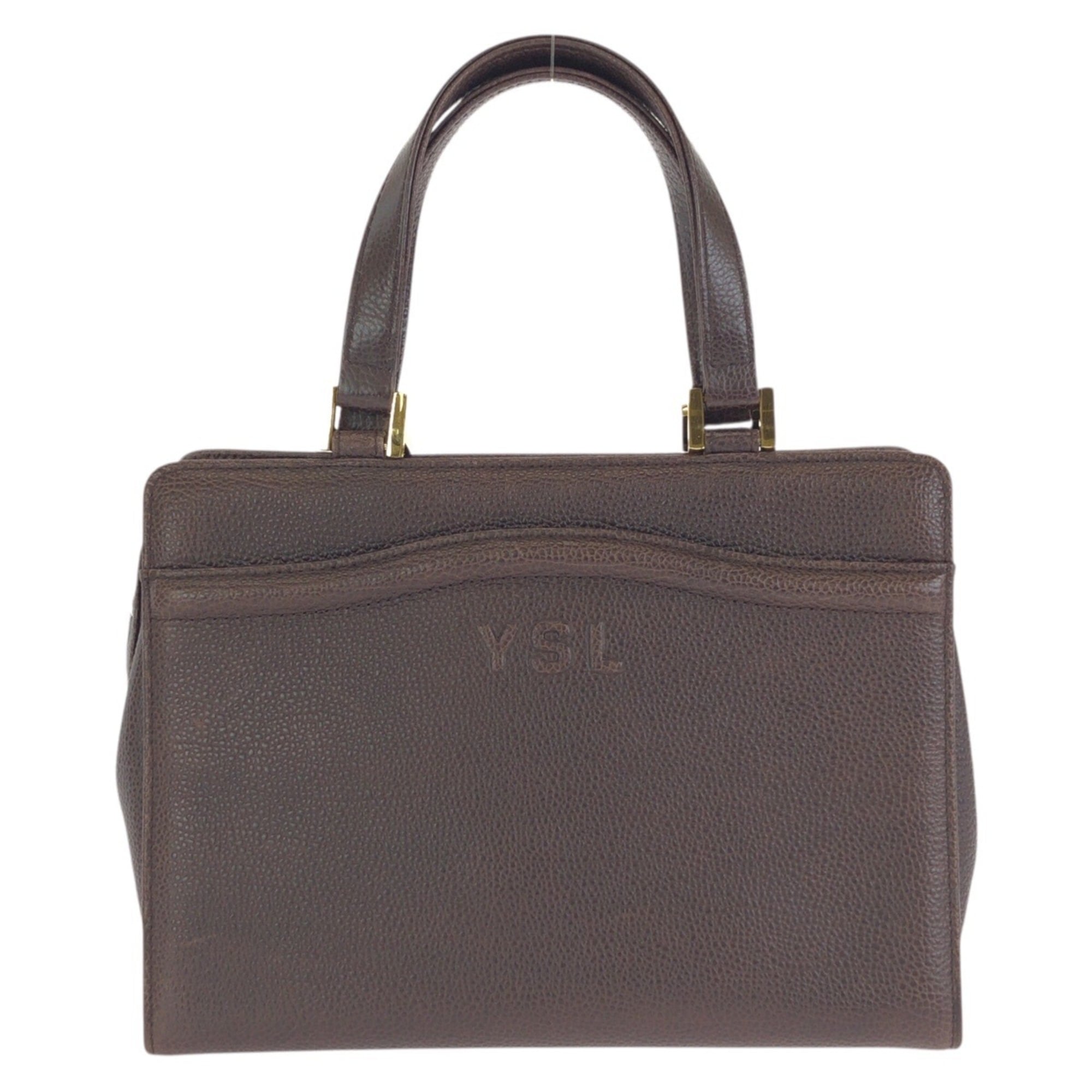 Yves Saint Laurent Brown Leather Handbag (Pre-Owned)