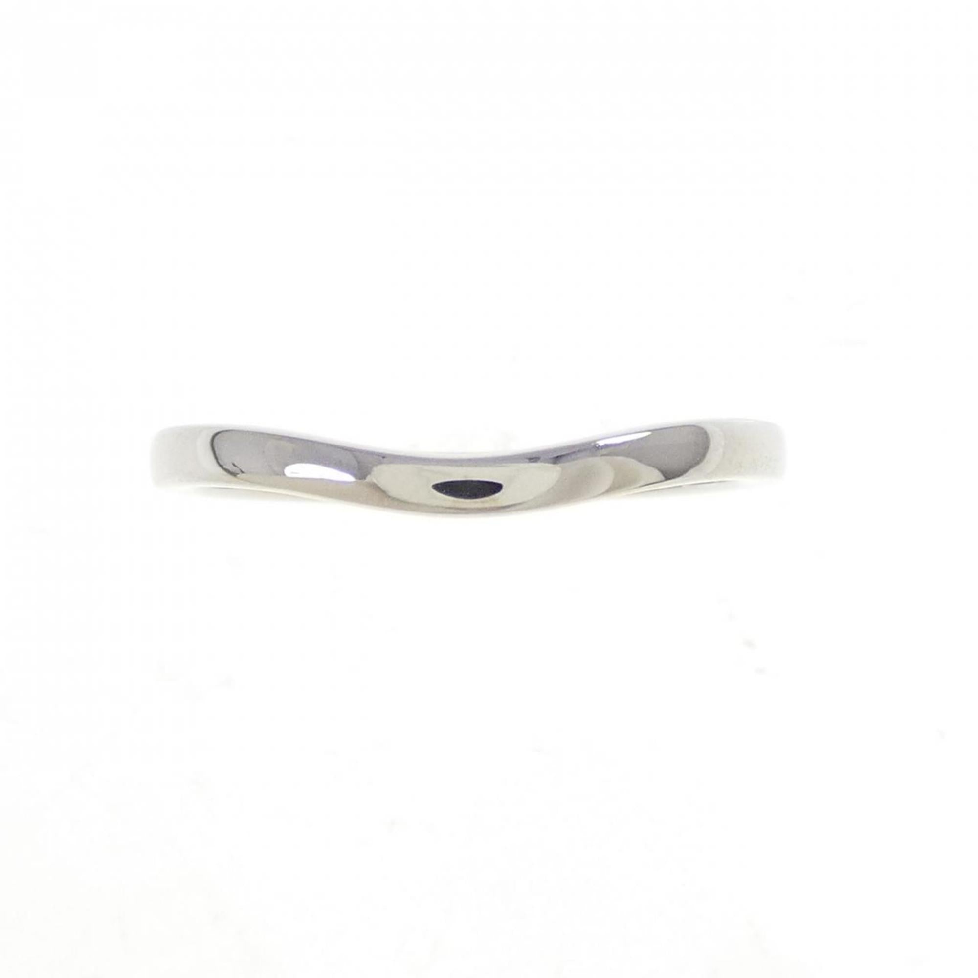 Cartier Platinum Platinum 950 Band Ring (Pre-Owned)