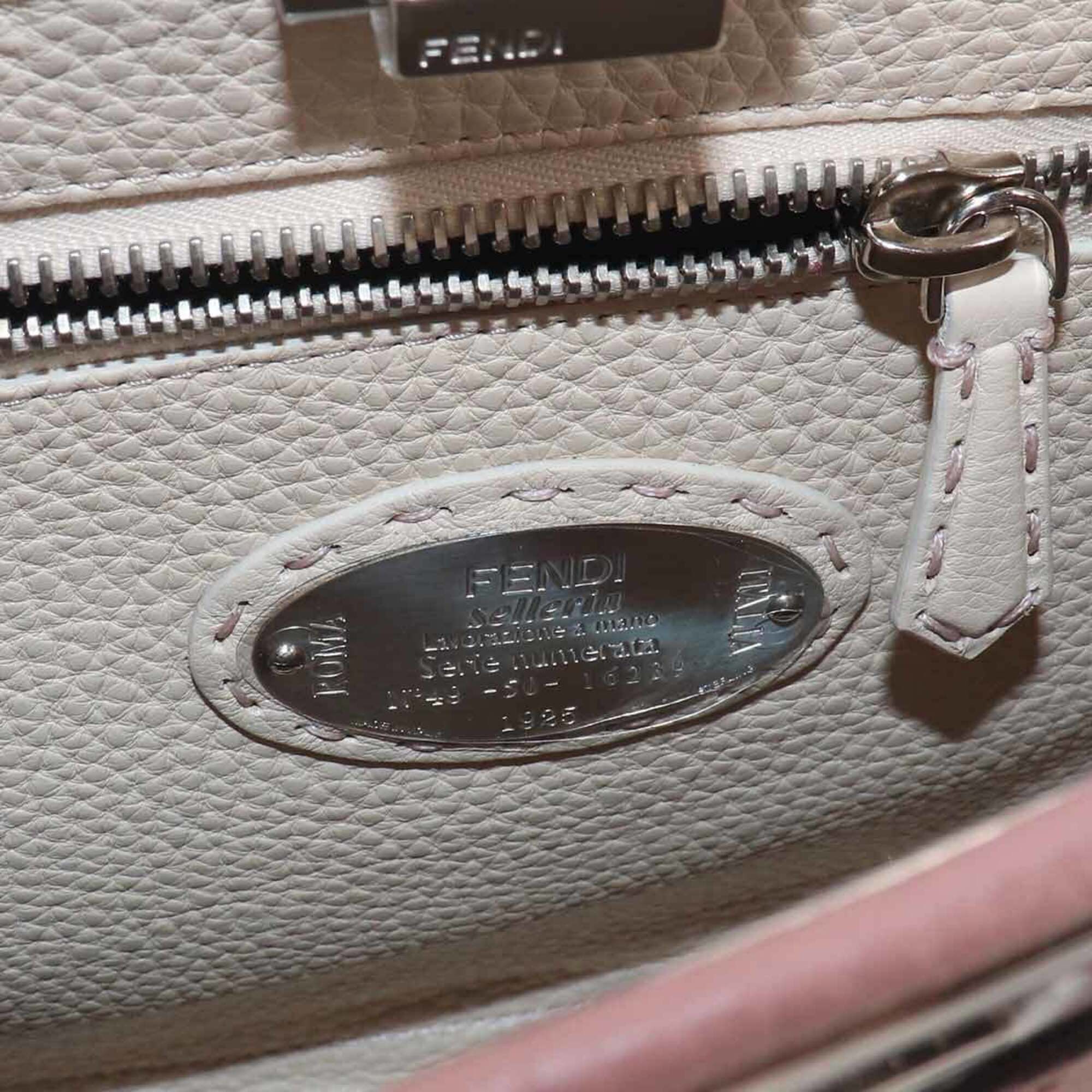Fendi Brown Leather Handbag (Pre-Owned)