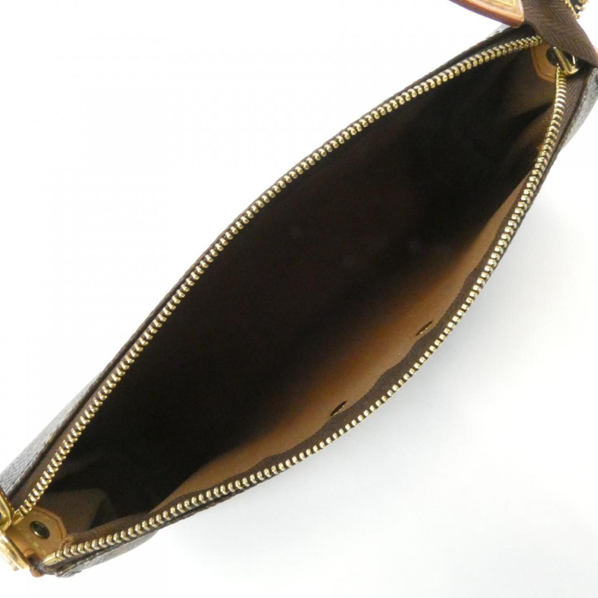 Louis Vuitton Brown Coated Canvas Shoulder Bag (Pre-Owned)