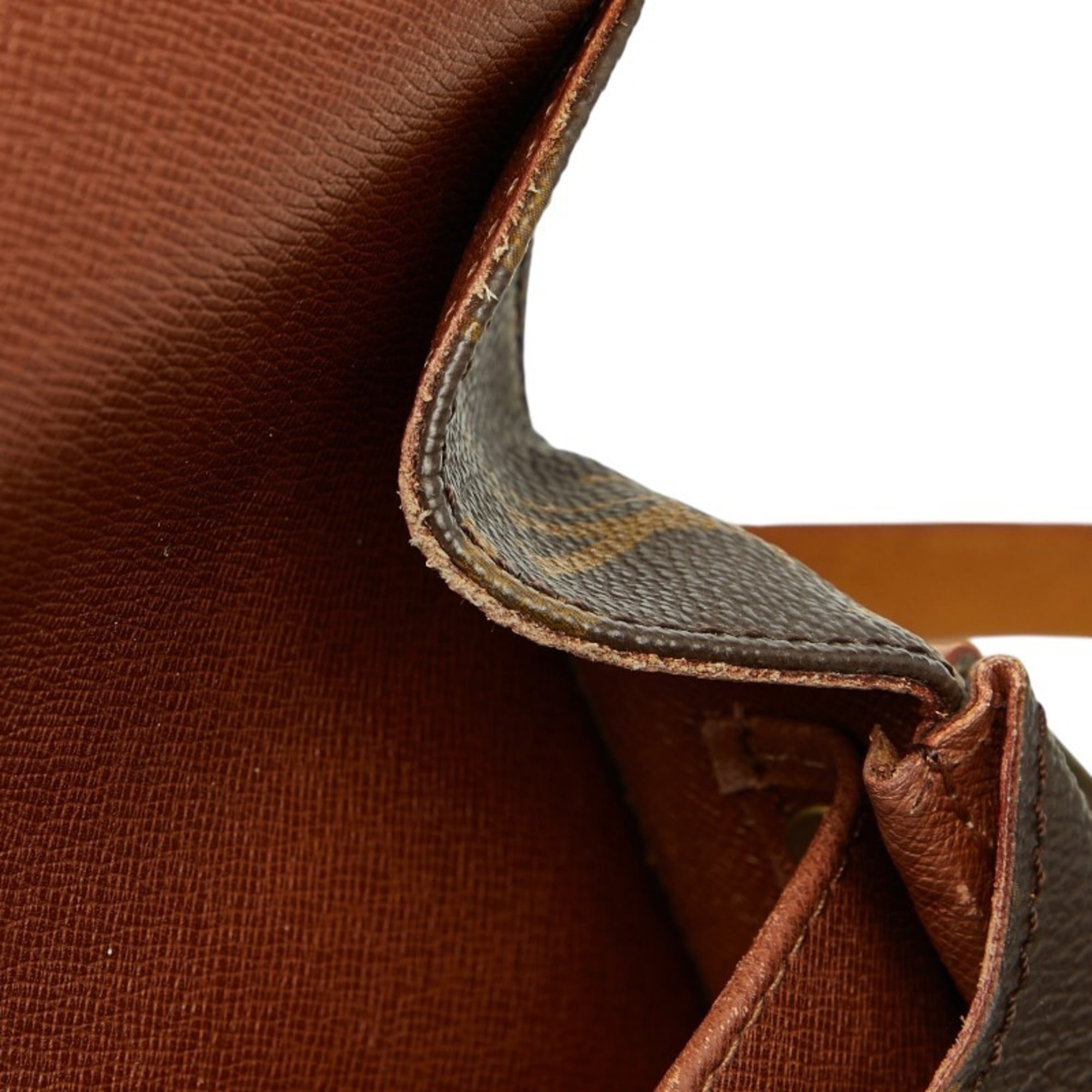 Louis Vuitton Brown Pvc Leather Shoulder Bag (Pre-Owned)