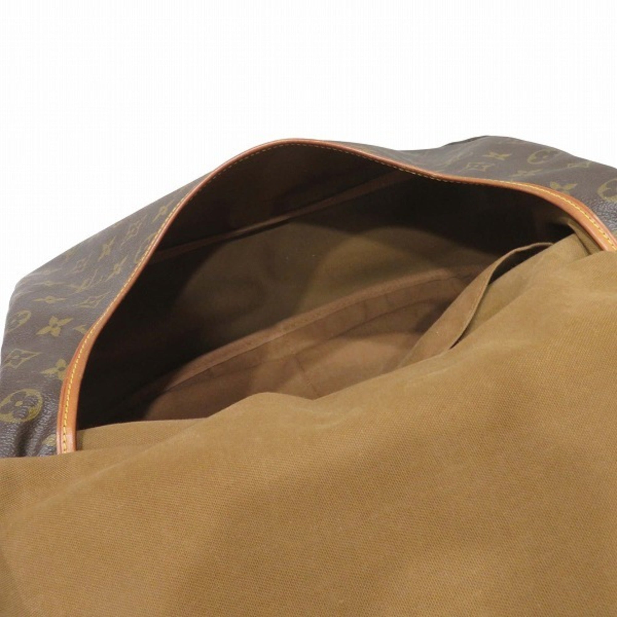 Louis Vuitton Brown Monogram Handbag Messenger Bag Shoulder Bag (Pre-Owned)