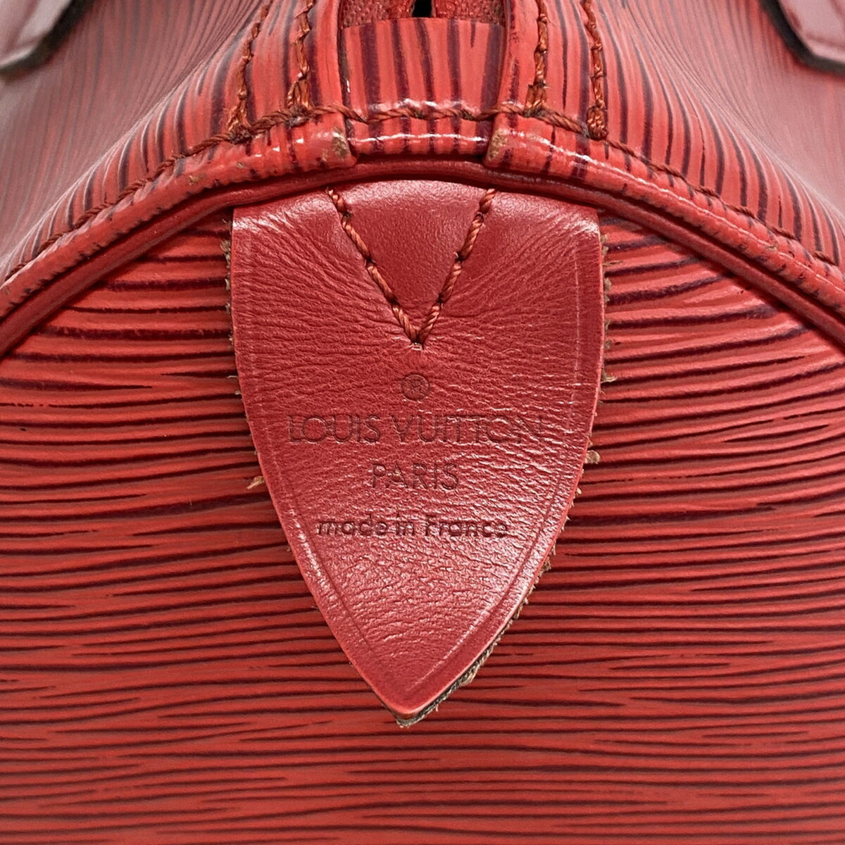 Louis Vuitton Castilian Red Handbag (Pre-Owned)