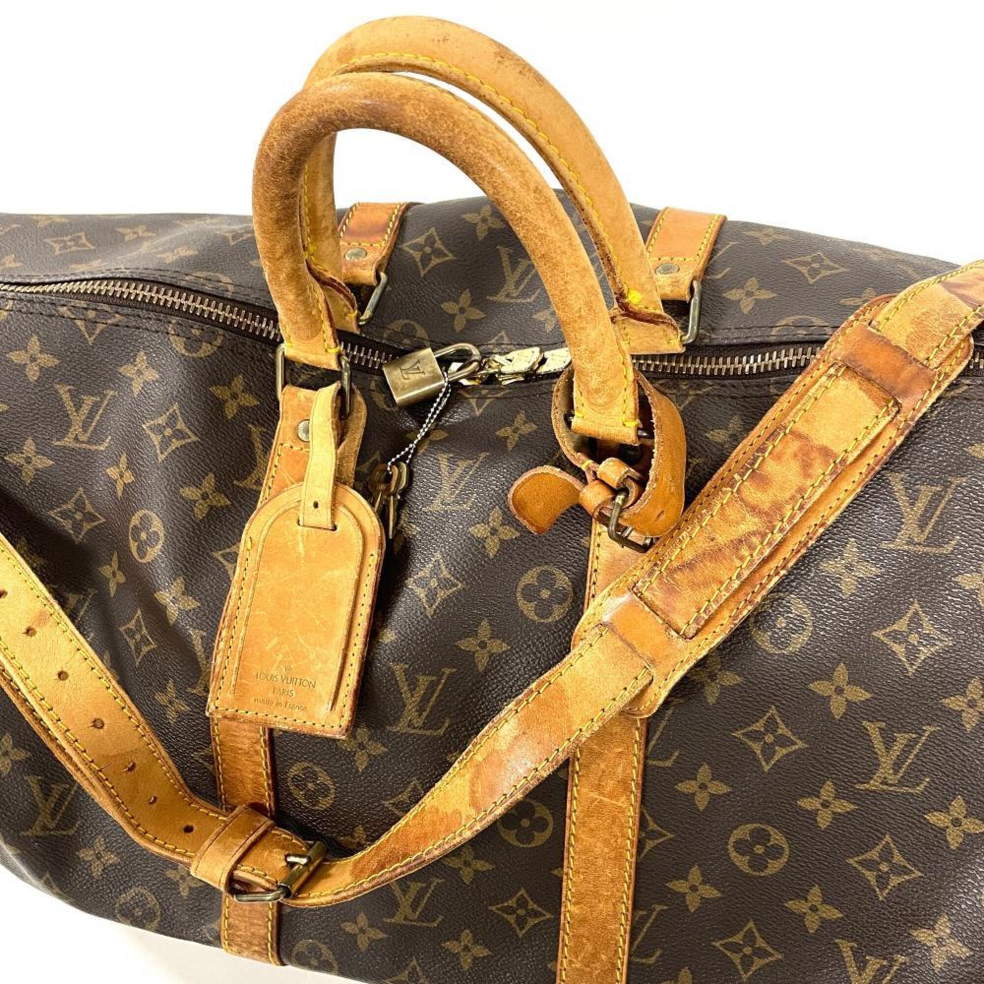 Louis Vuitton Brown Monogram Canvas Boston Bag (Pre-Owned)