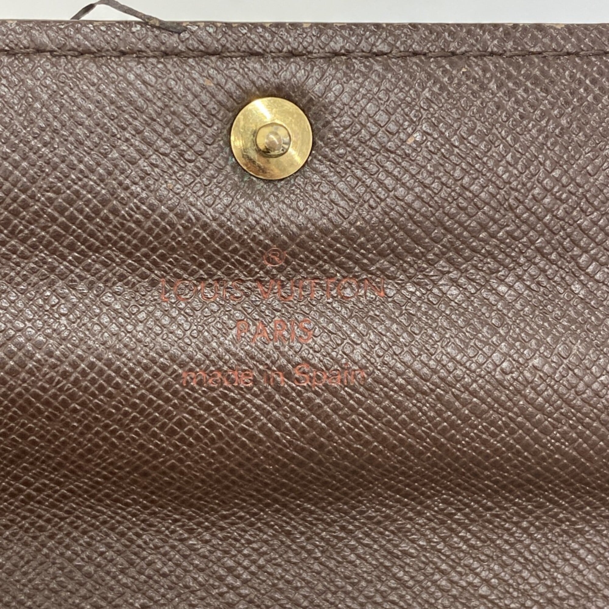 Louis Vuitton Ebene Long Wallet (Bi-Fold) (Pre-Owned)