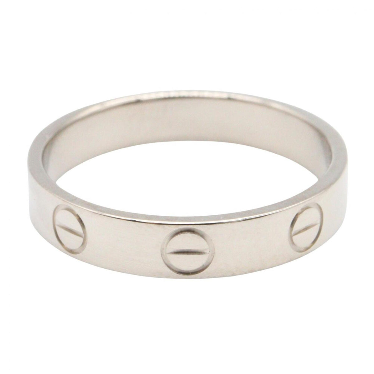 Cartier Silver White Gold (18K) Band Ring (Pre-Owned)