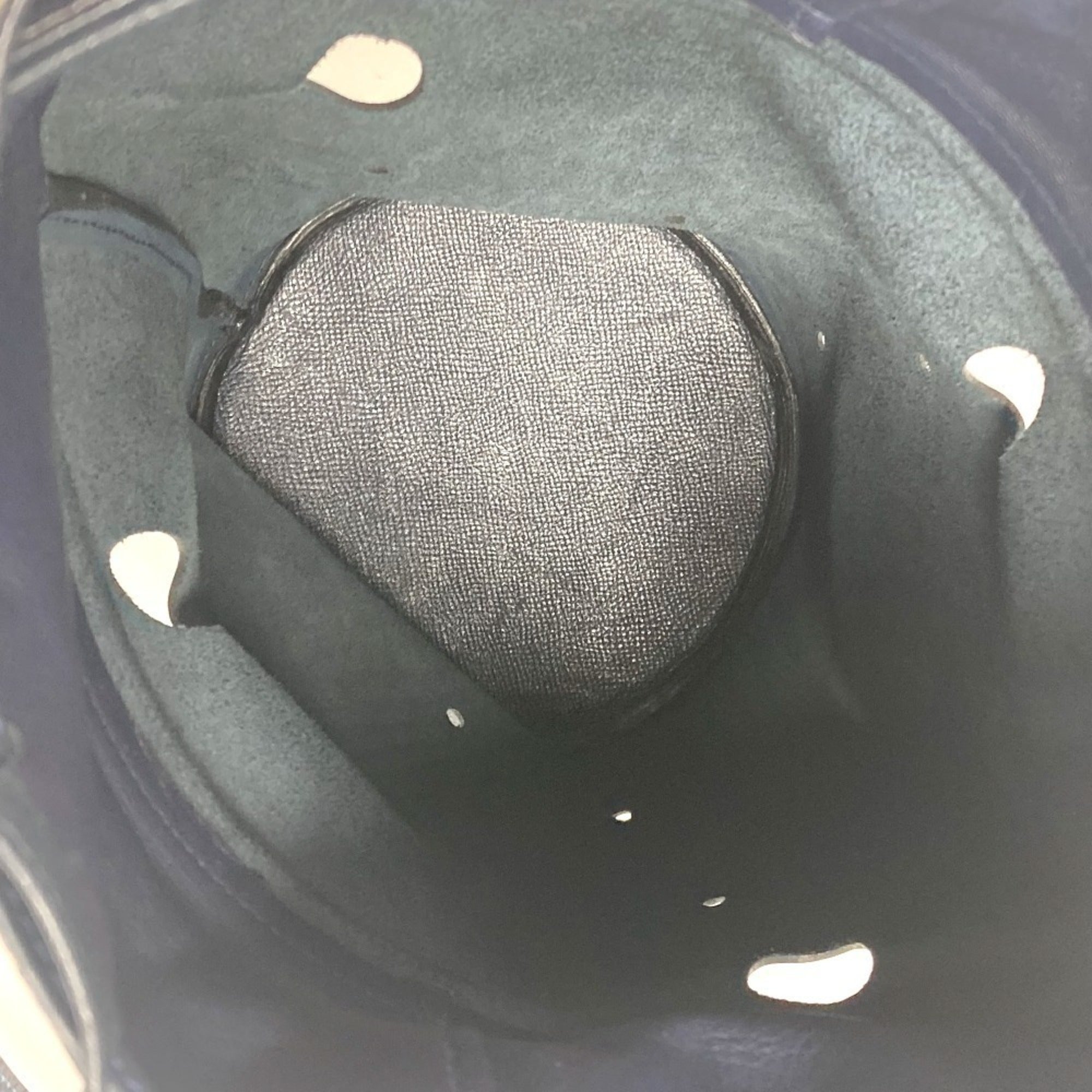 Hermes Navy Leather Shoulder Bag (Pre-Owned)
