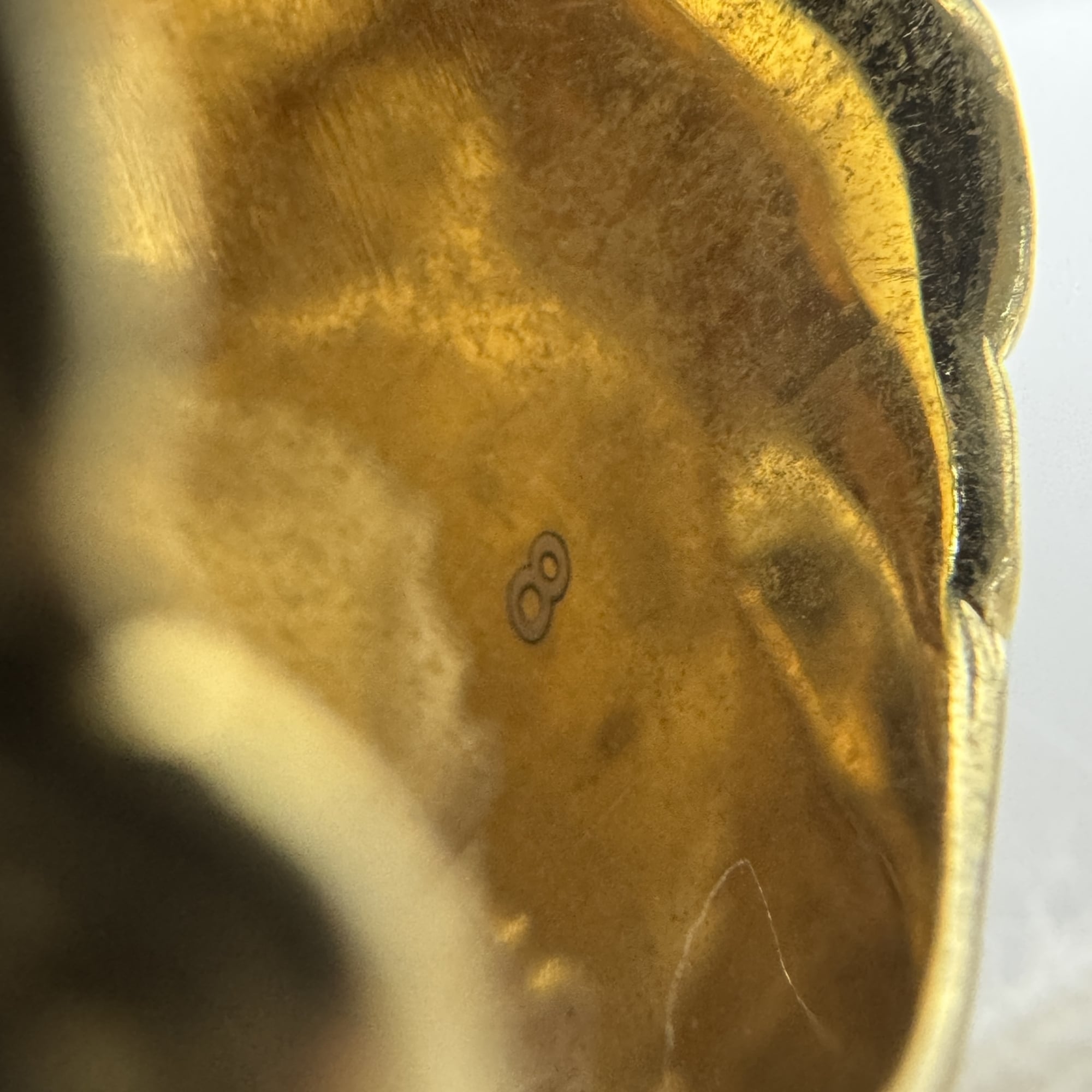 Gucci Gold Metal Band Ring (Pre-Owned)