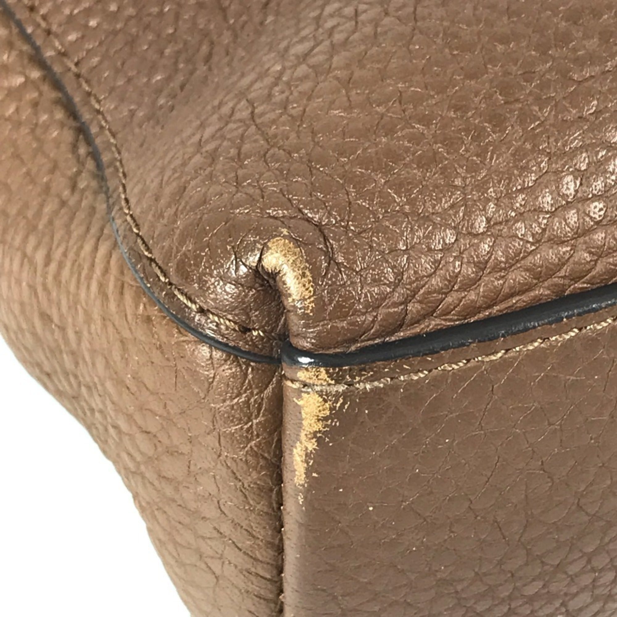 Louis Vuitton Brown Leather Briefcase Handbag Tote Bag (Pre-Owned)