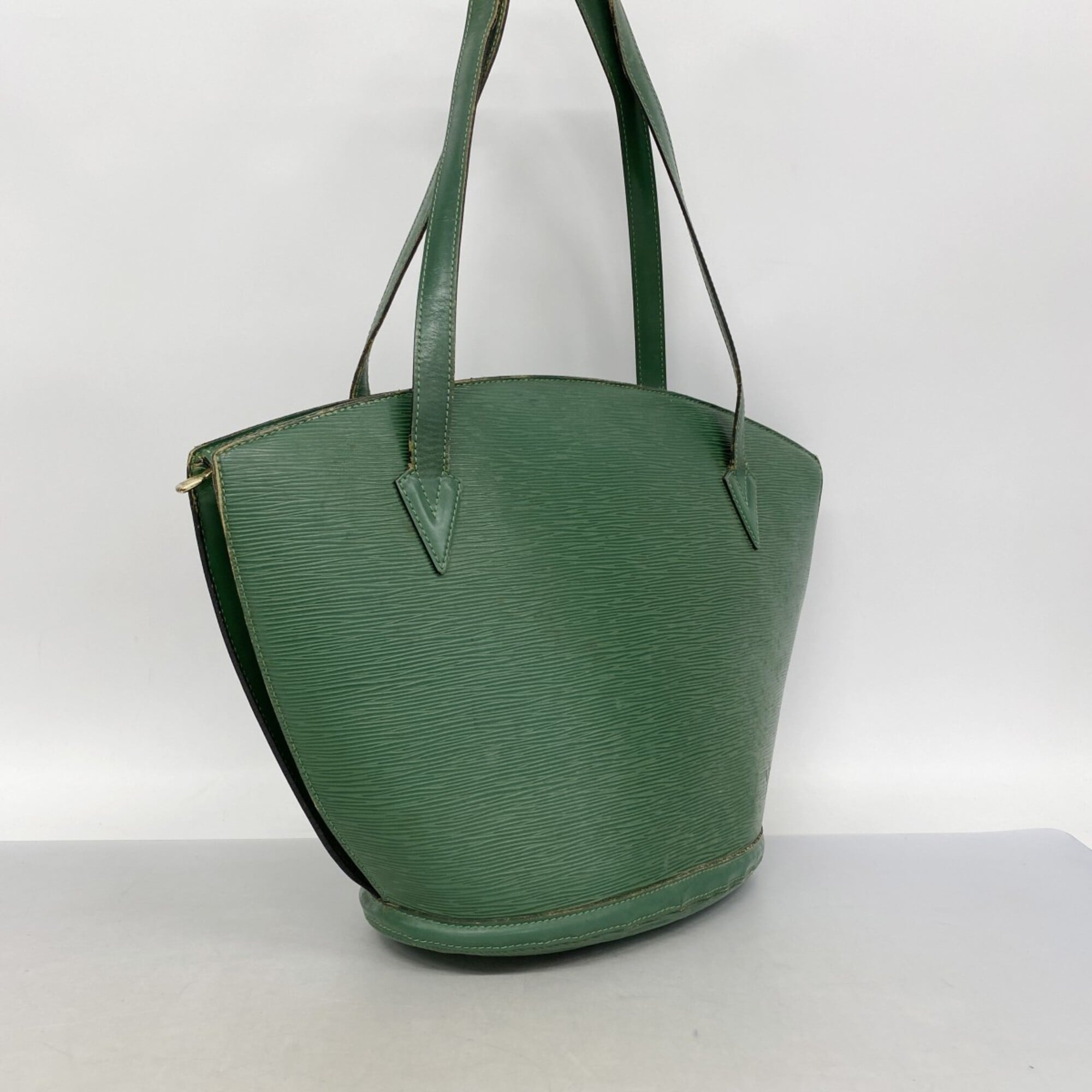 Louis Vuitton Borneo Green Shoulder Bag (Pre-Owned)